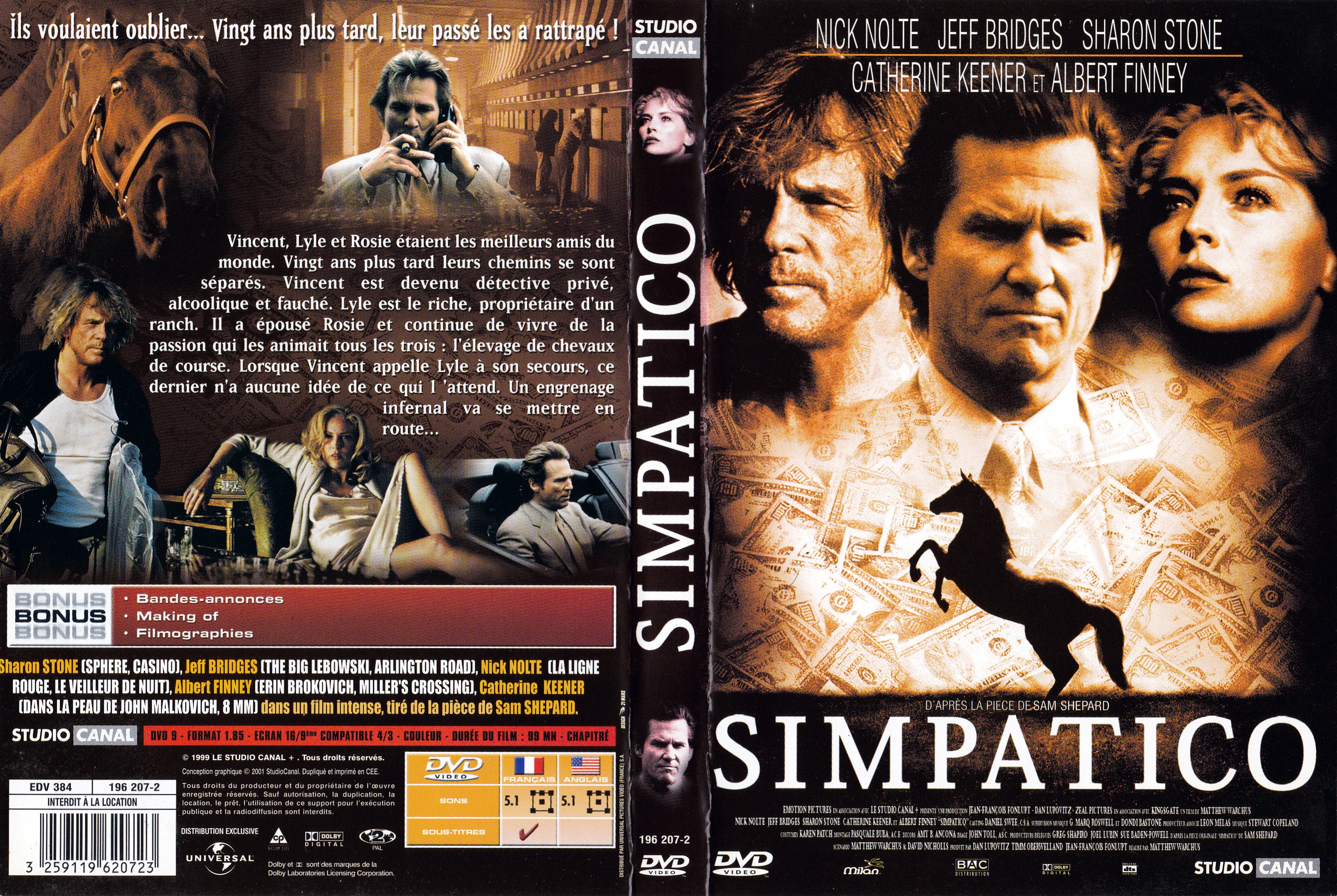 Jaquette DVD Simpatico