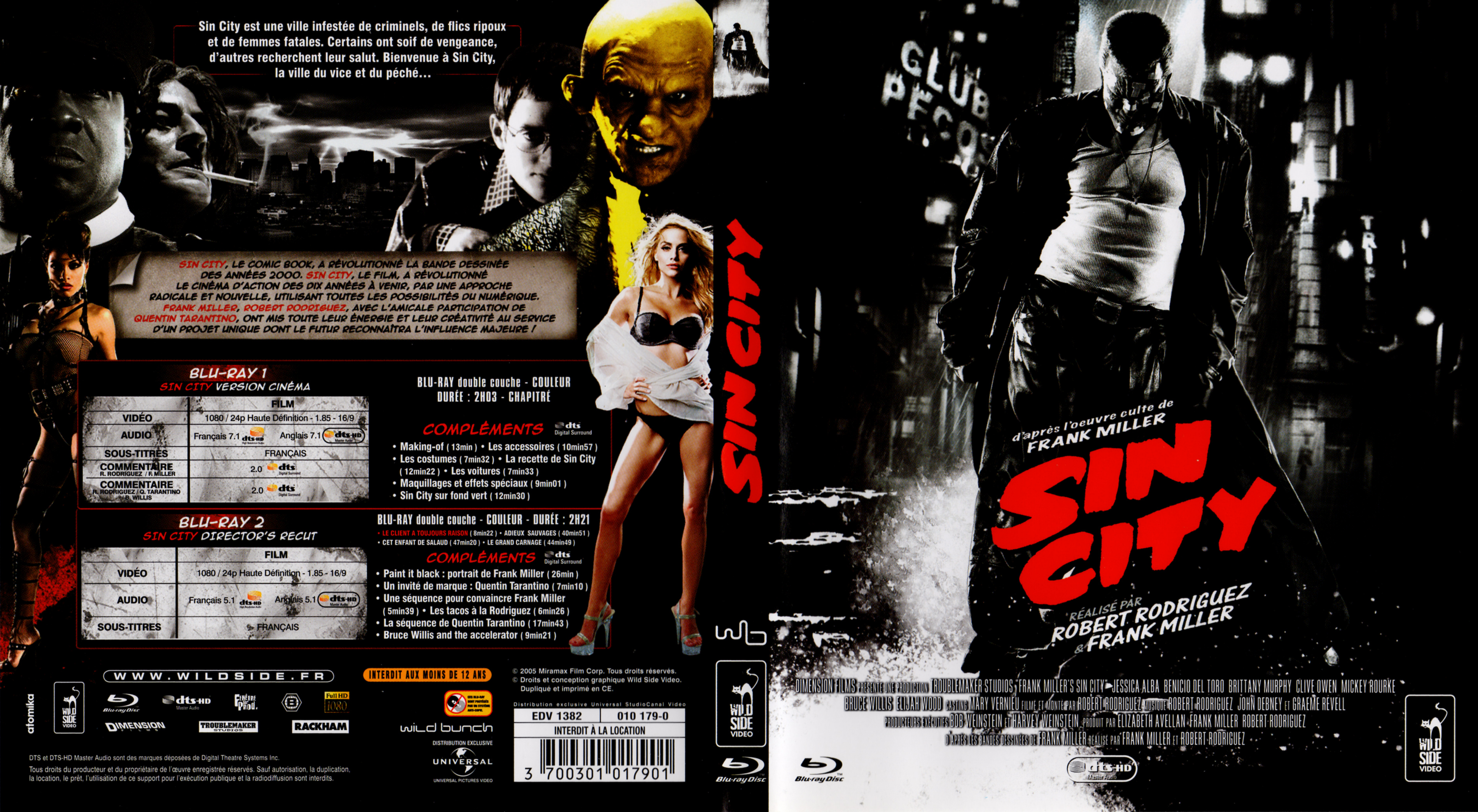 Jaquette DVD Sin City (BLU-RAY)