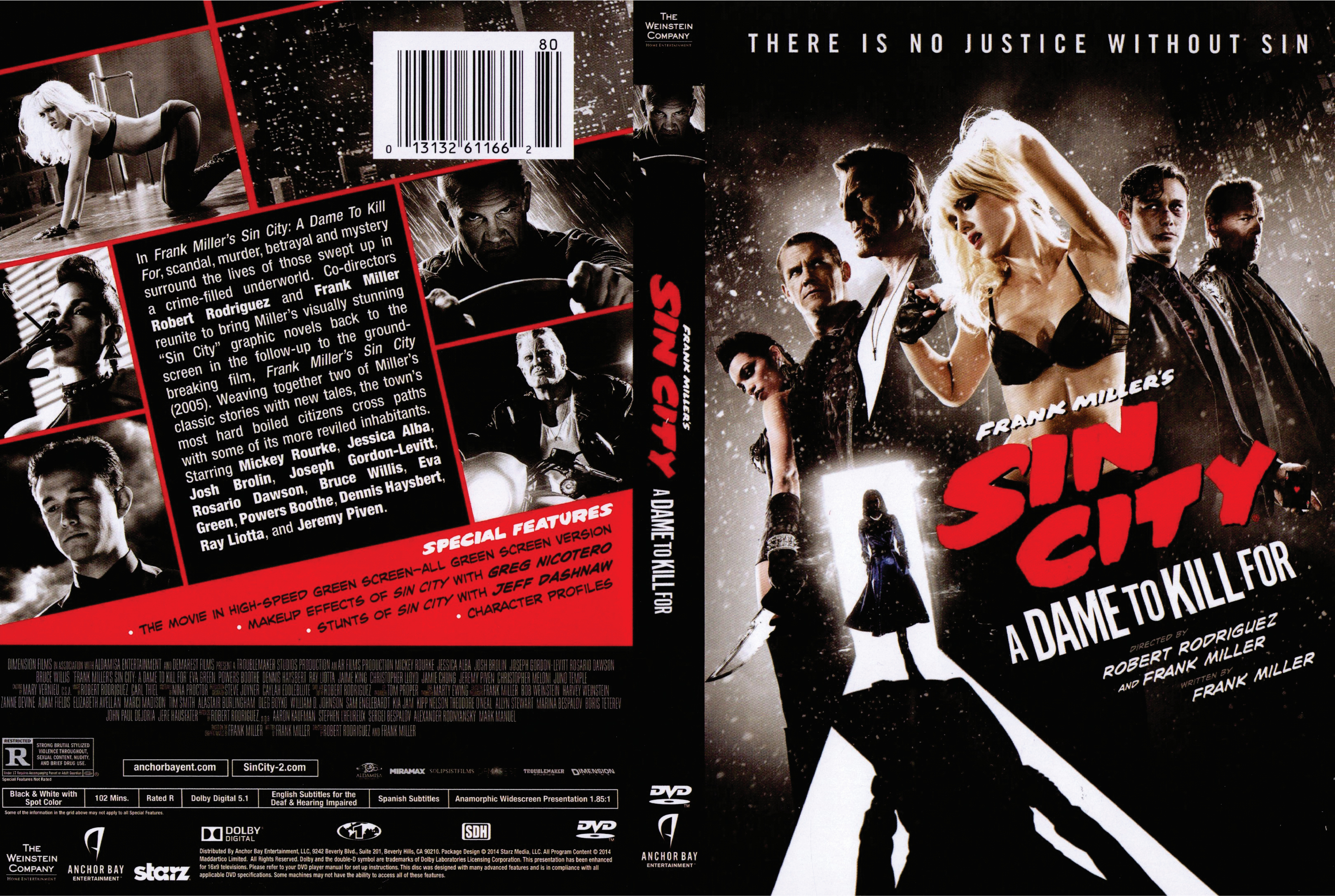 Jaquette DVD Sin City : j