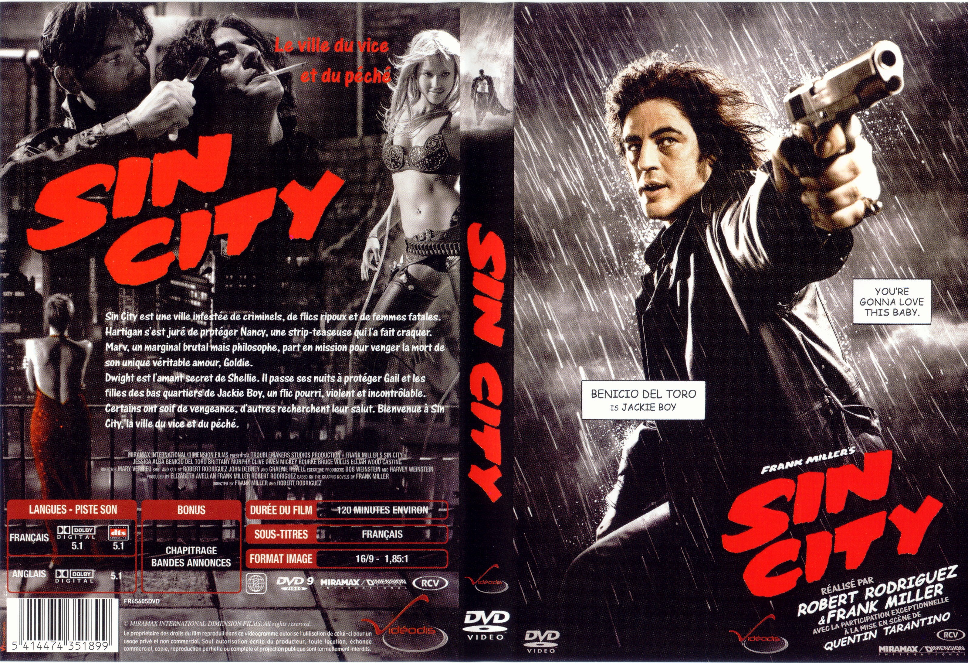 Jaquette DVD Sin city