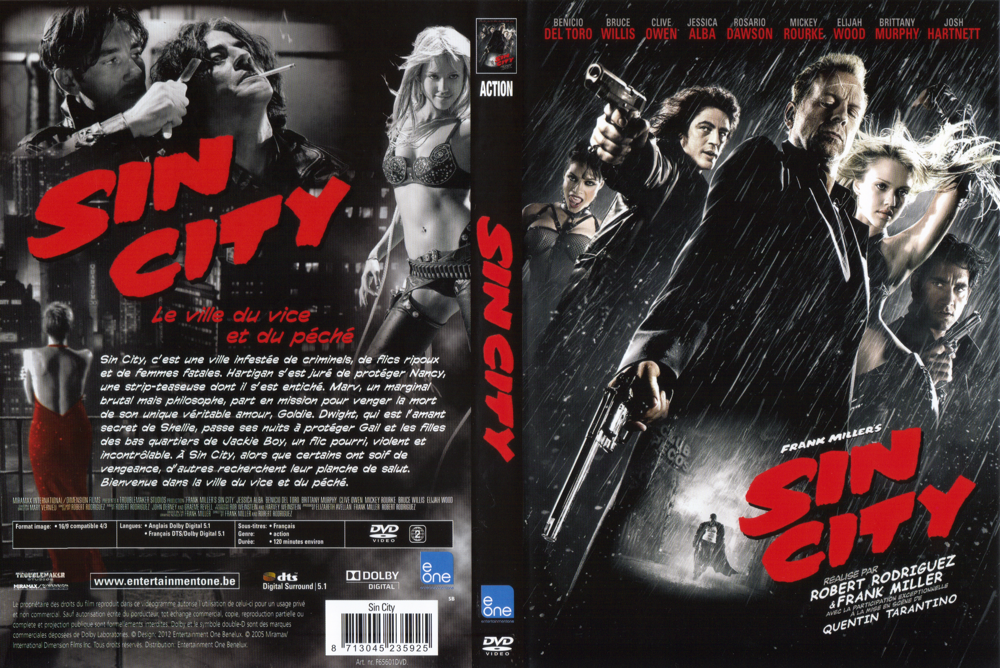 Jaquette DVD Sin city v4