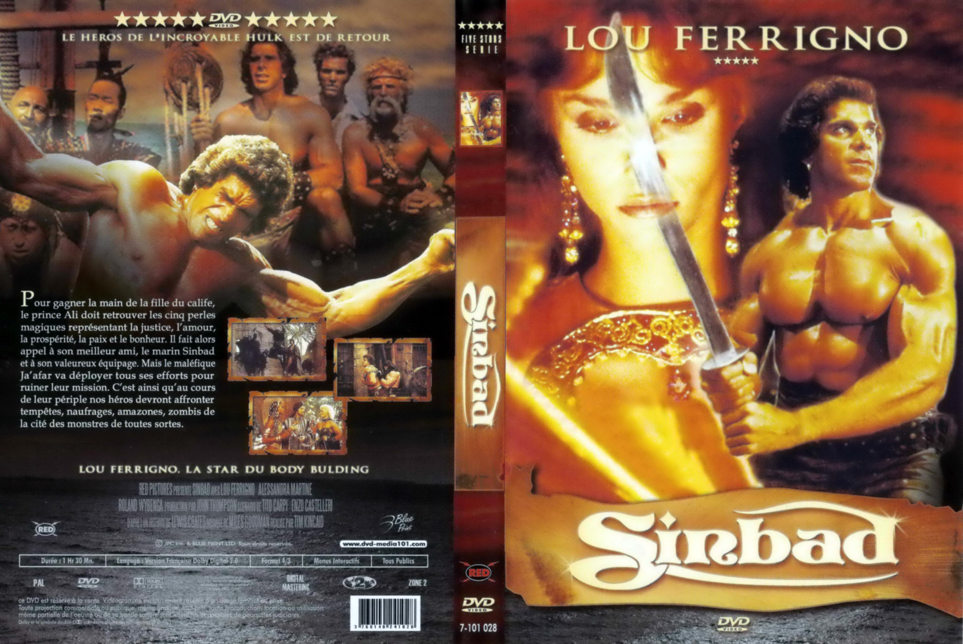 Jaquette DVD Sinbad (Lou Ferrigno) v2