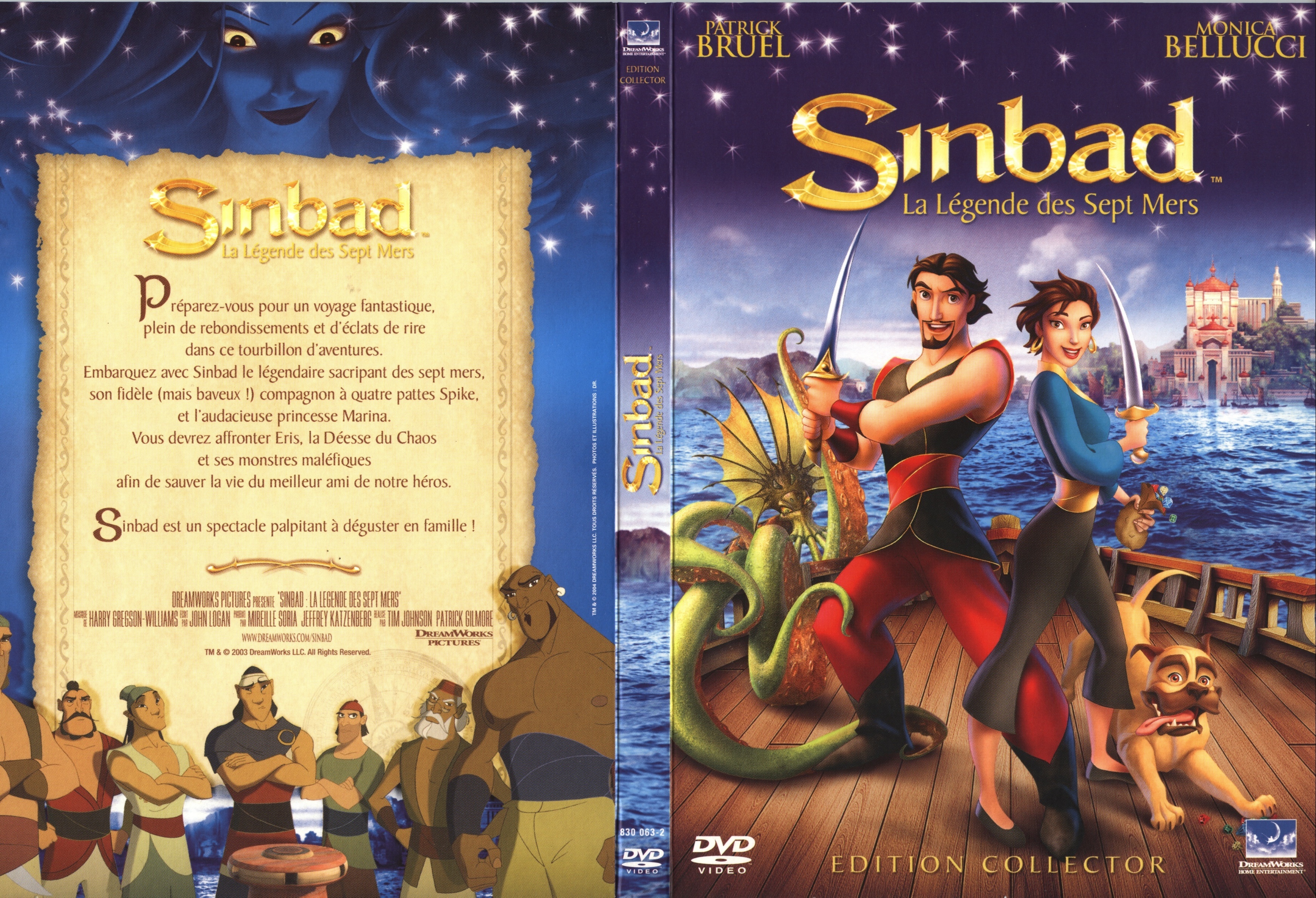 Jaquette DVD Sinbad la lgende des 7 mers v2