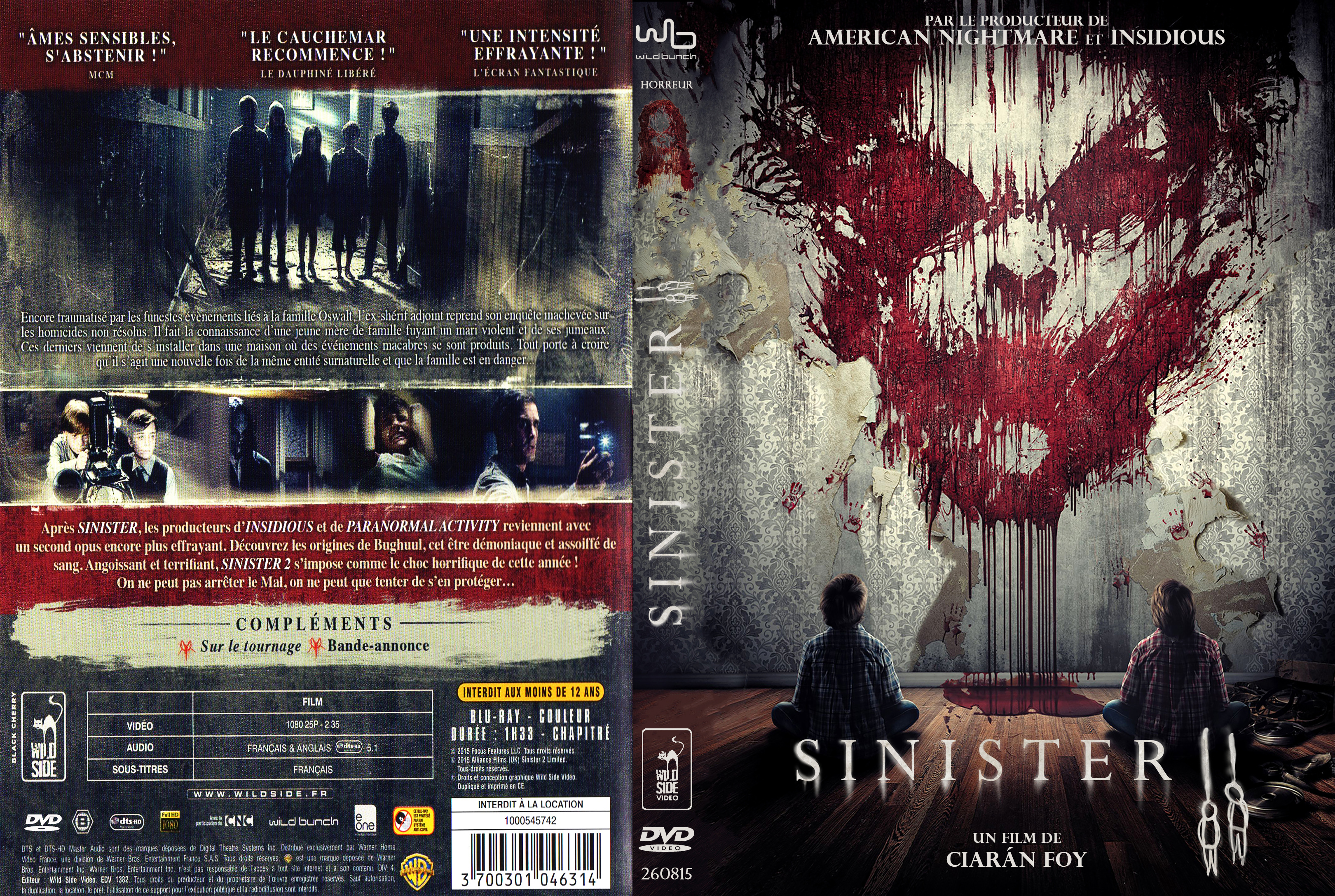 Jaquette DVD Sinister 2 custom v2