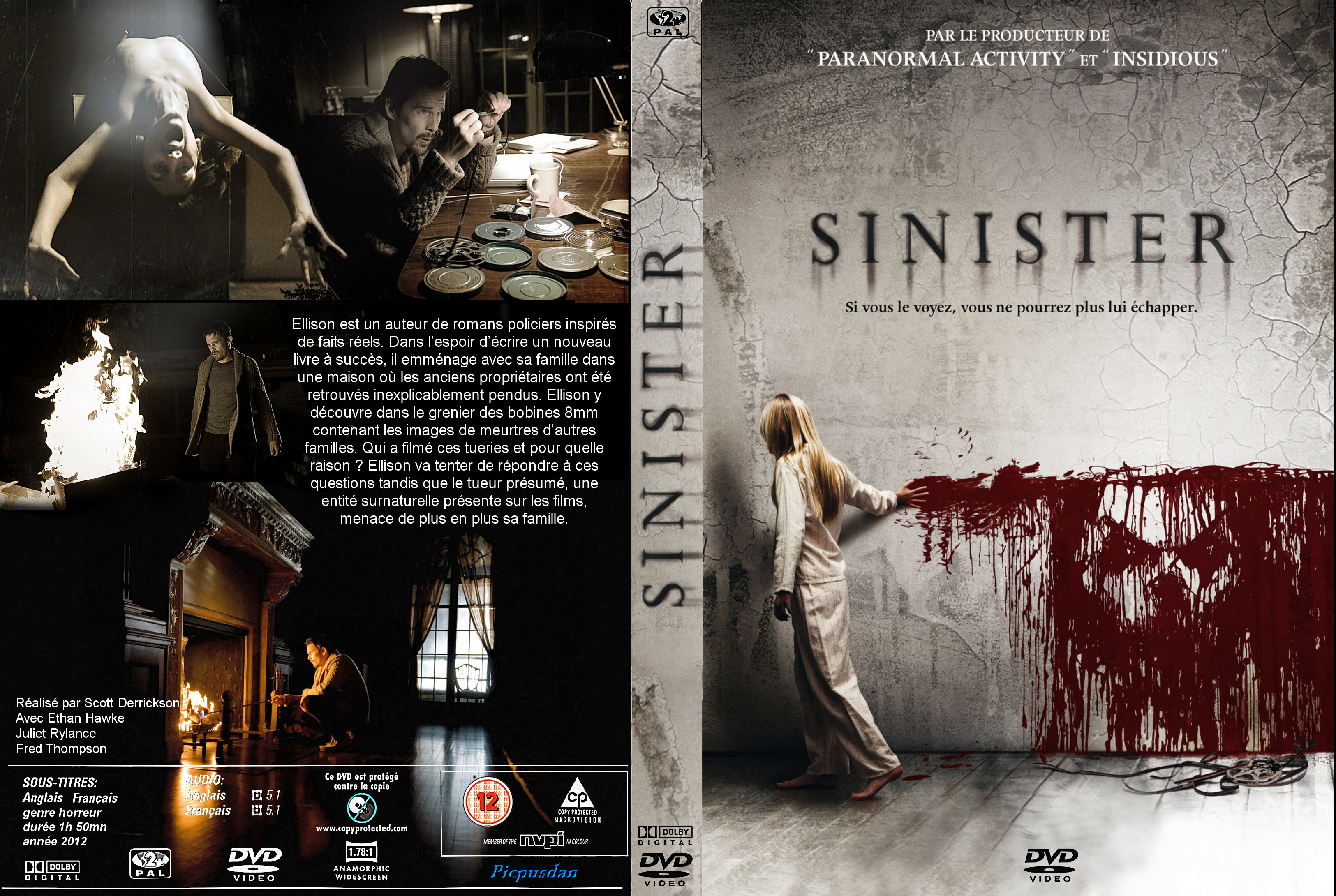 Jaquette DVD Sinister custom