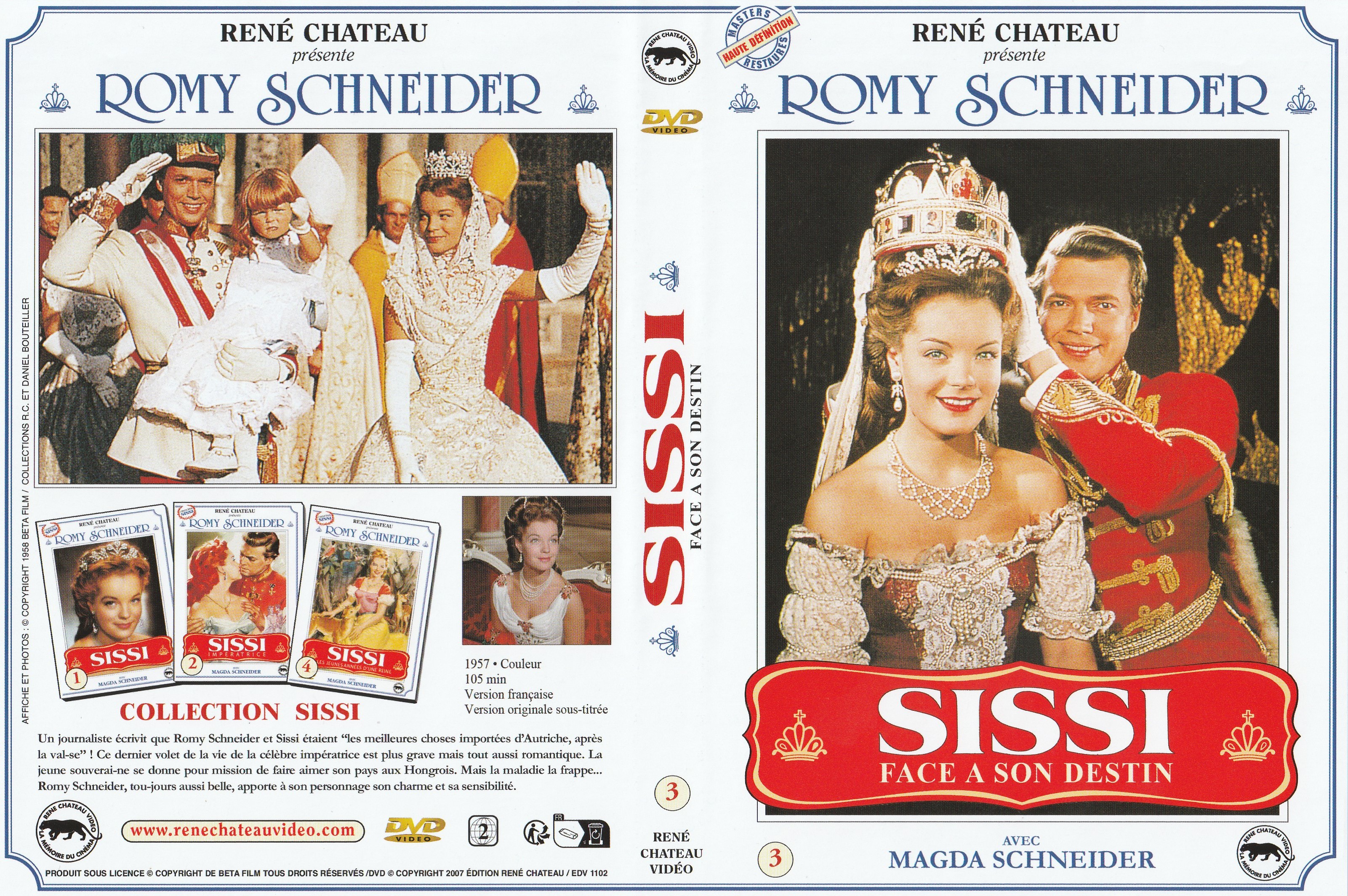 Jaquette DVD Sissi Face � son Destin v2