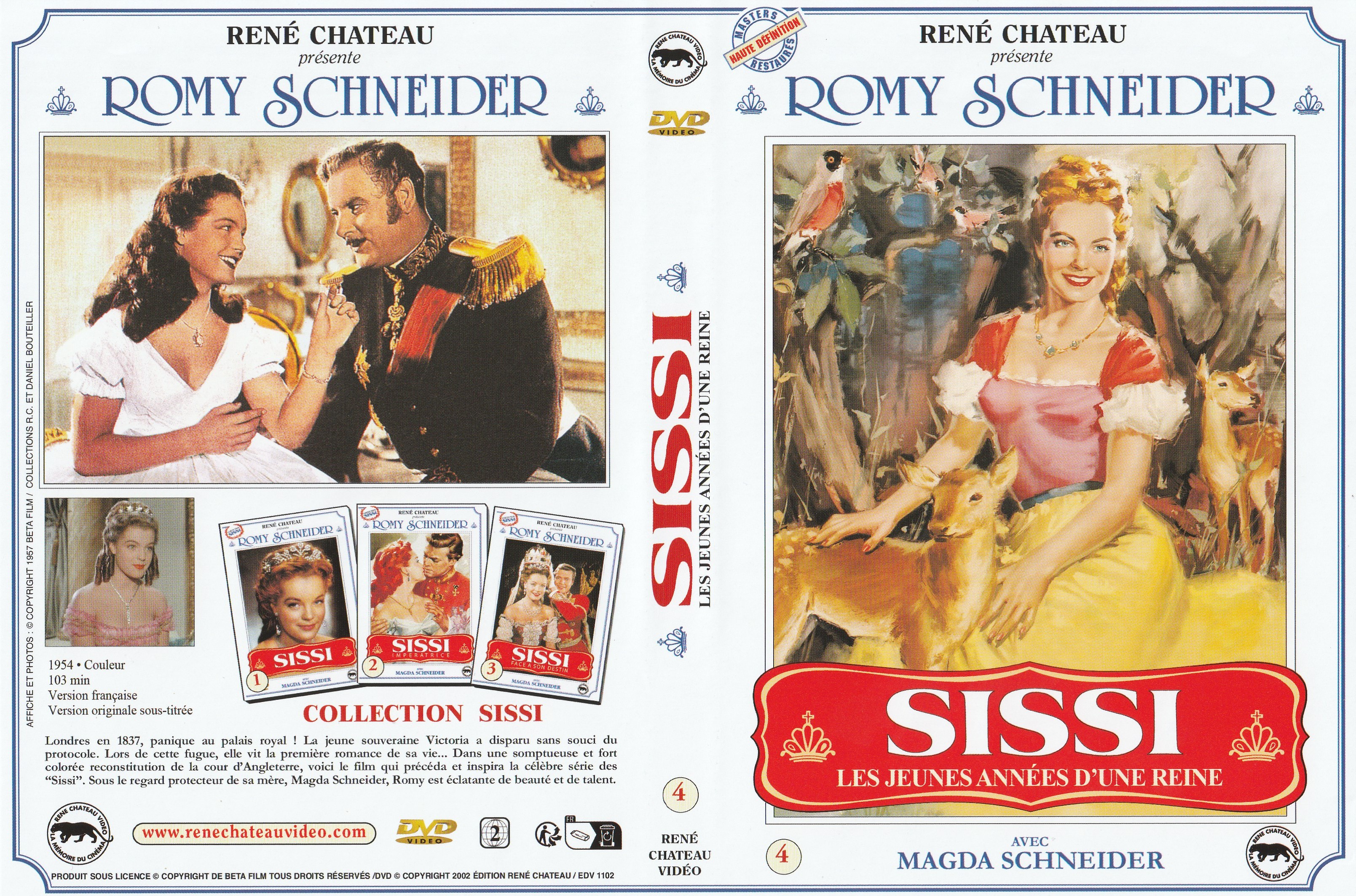 Jaquette DVD Sissi les jeunes ann�es d