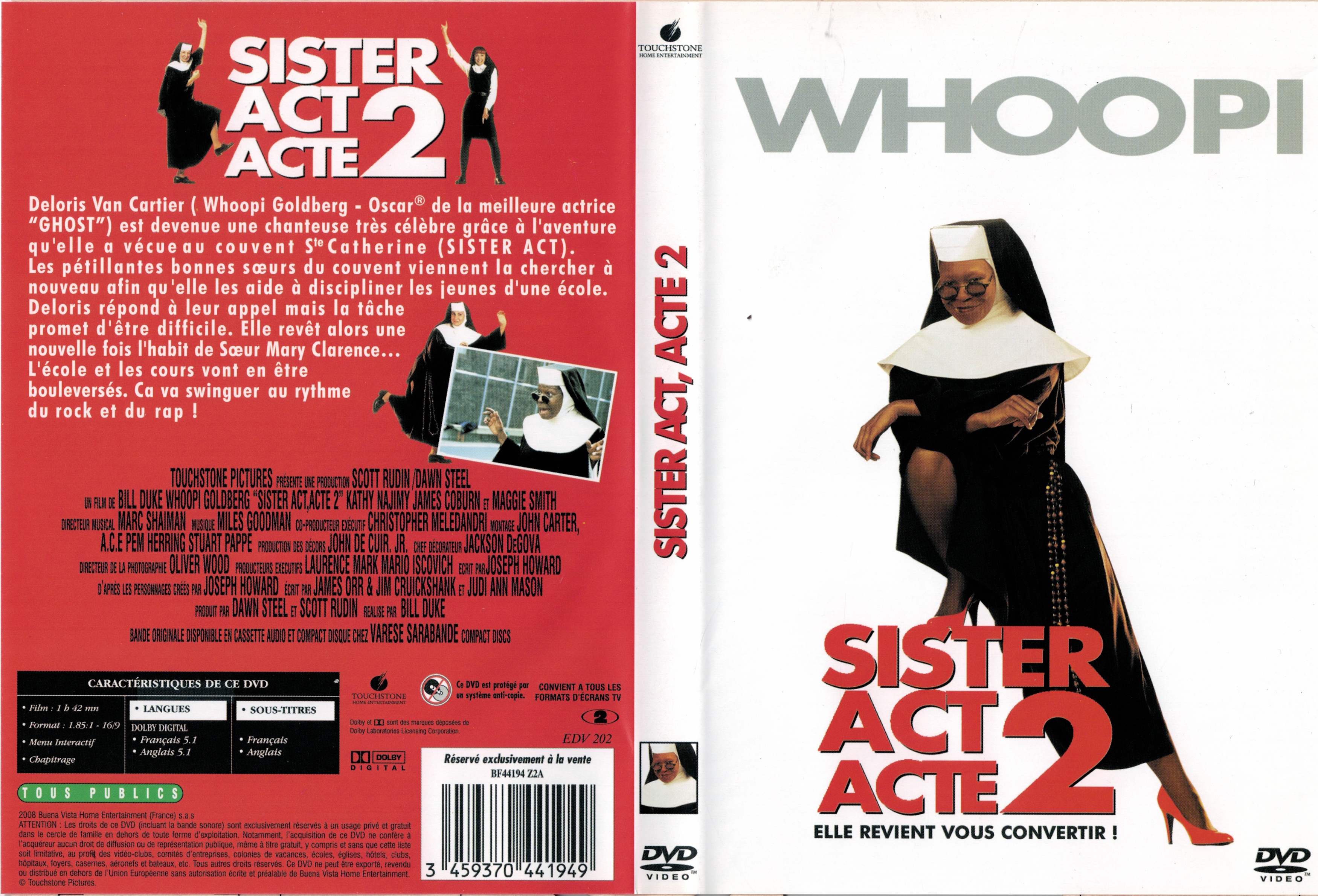 Jaquette DVD Sister Act 2