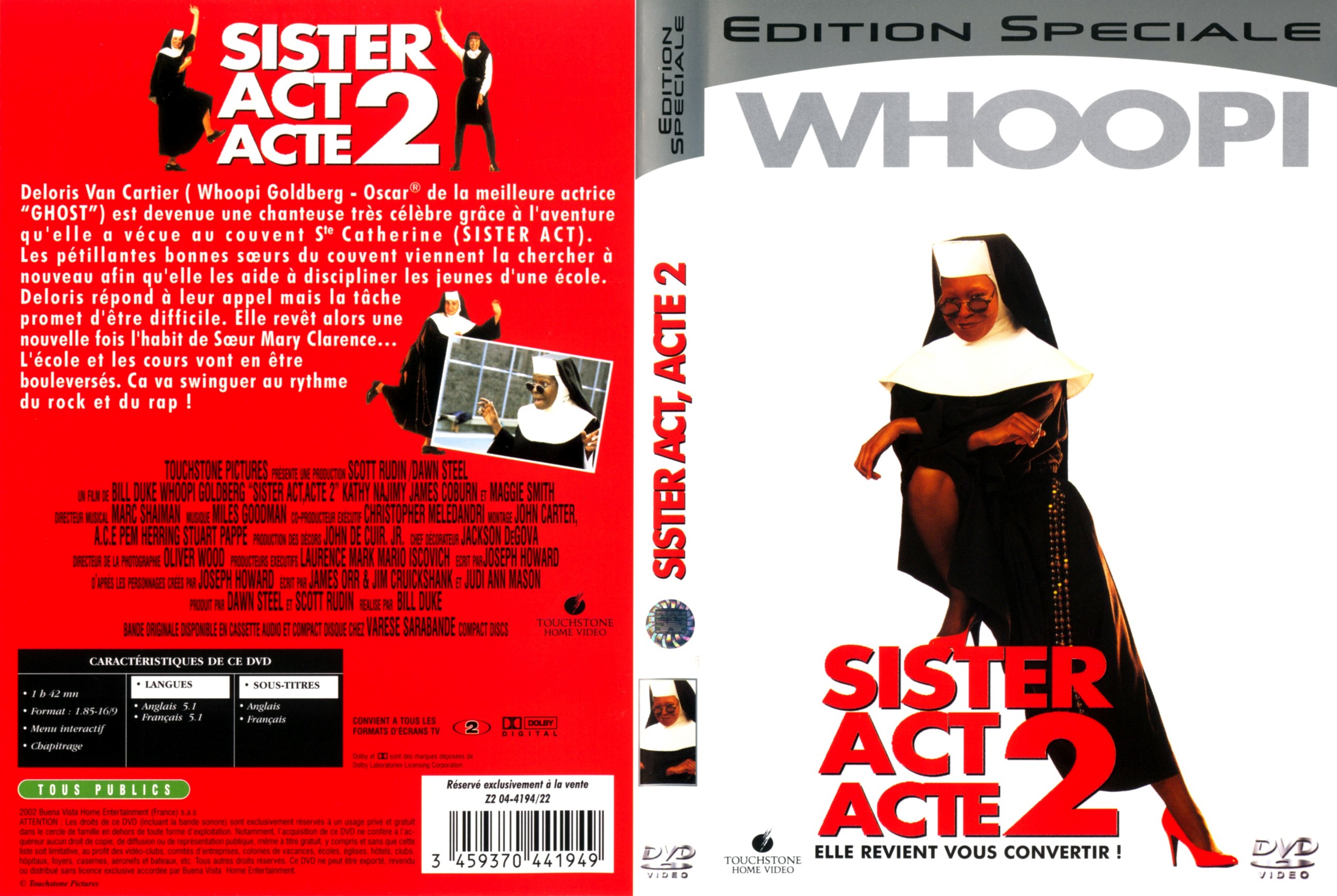 Jaquette DVD Sister act 2