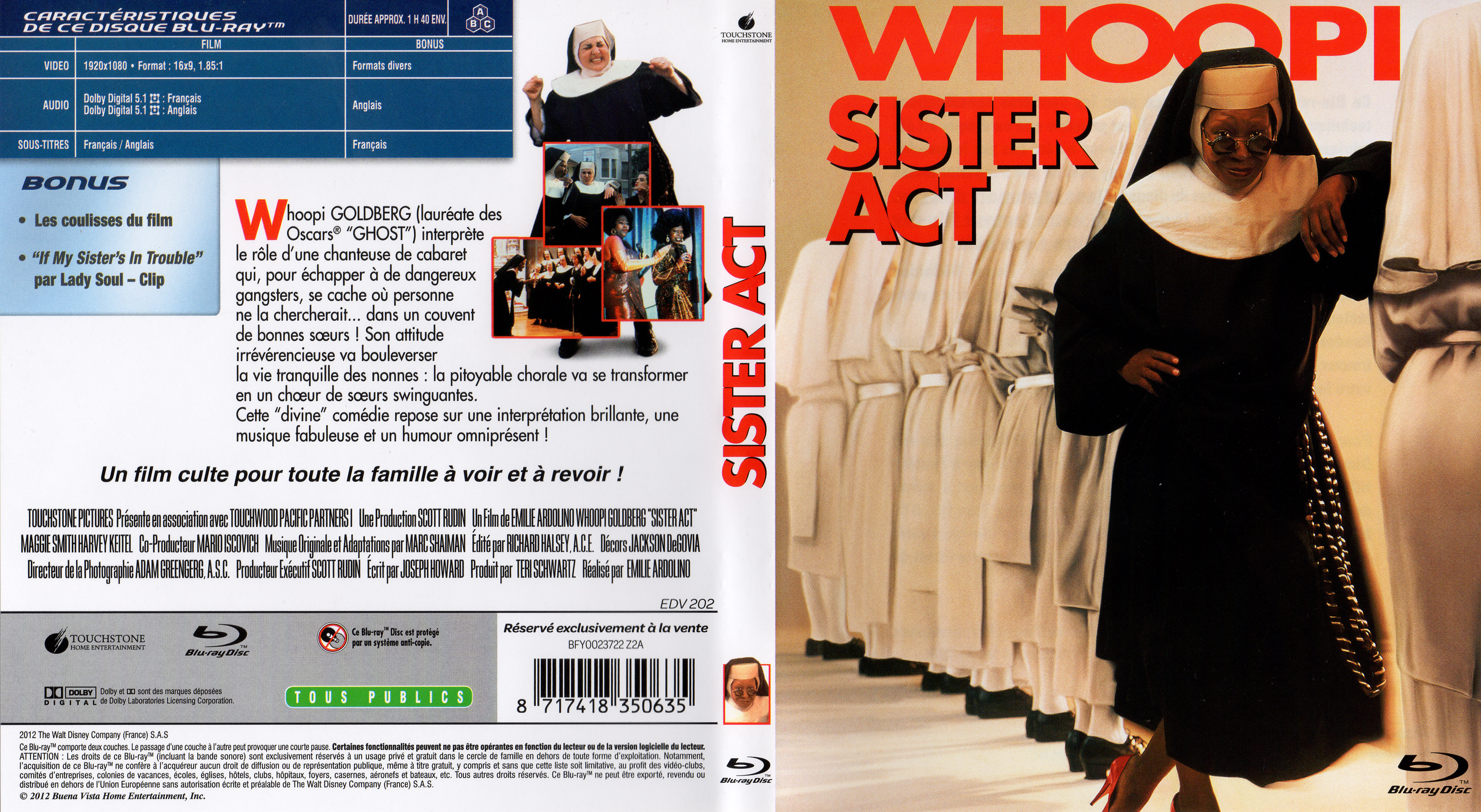 Jaquette DVD Sister act (BLU-RAY)