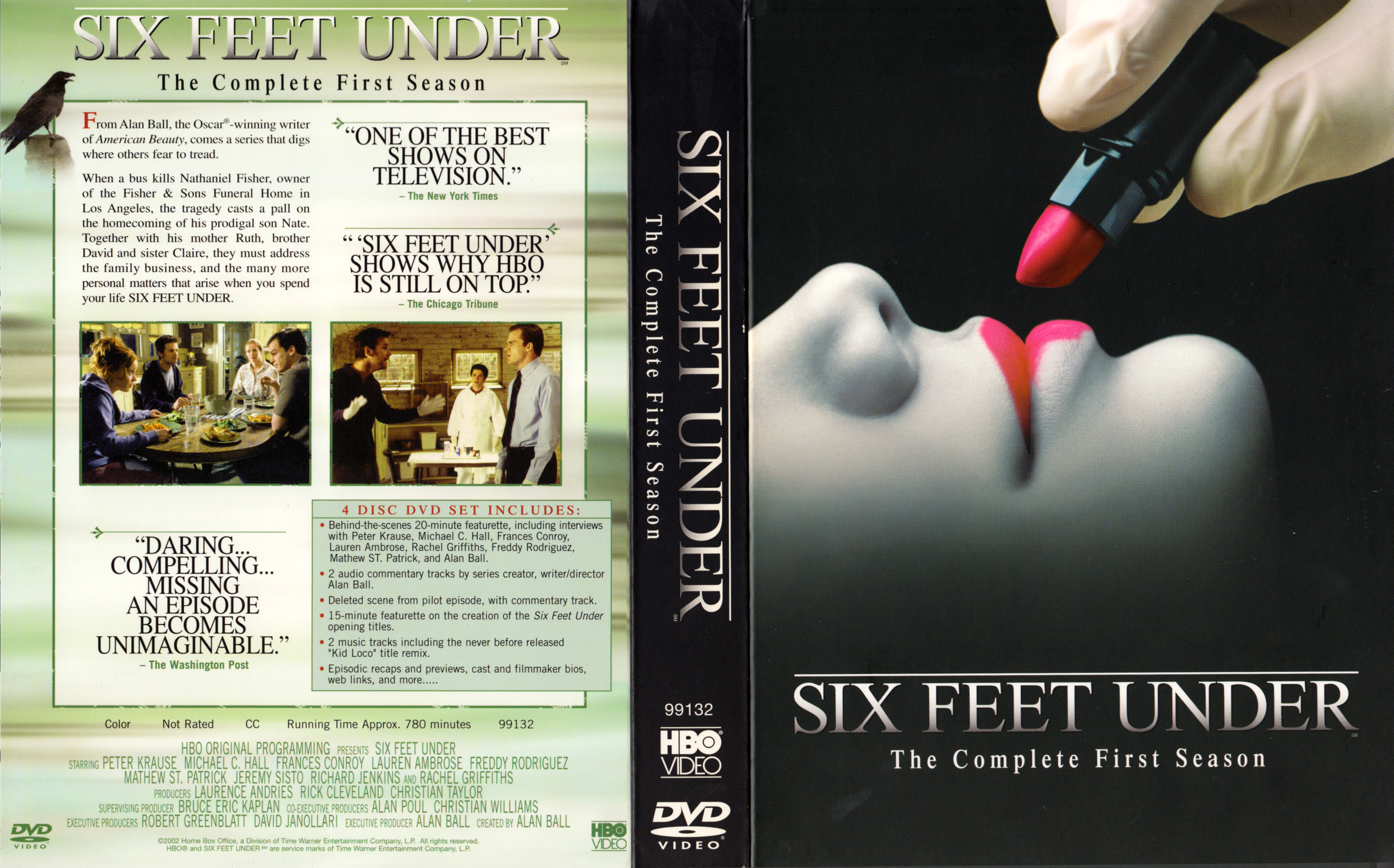 Jaquette DVD Six feet under Saison 1 Zone 1