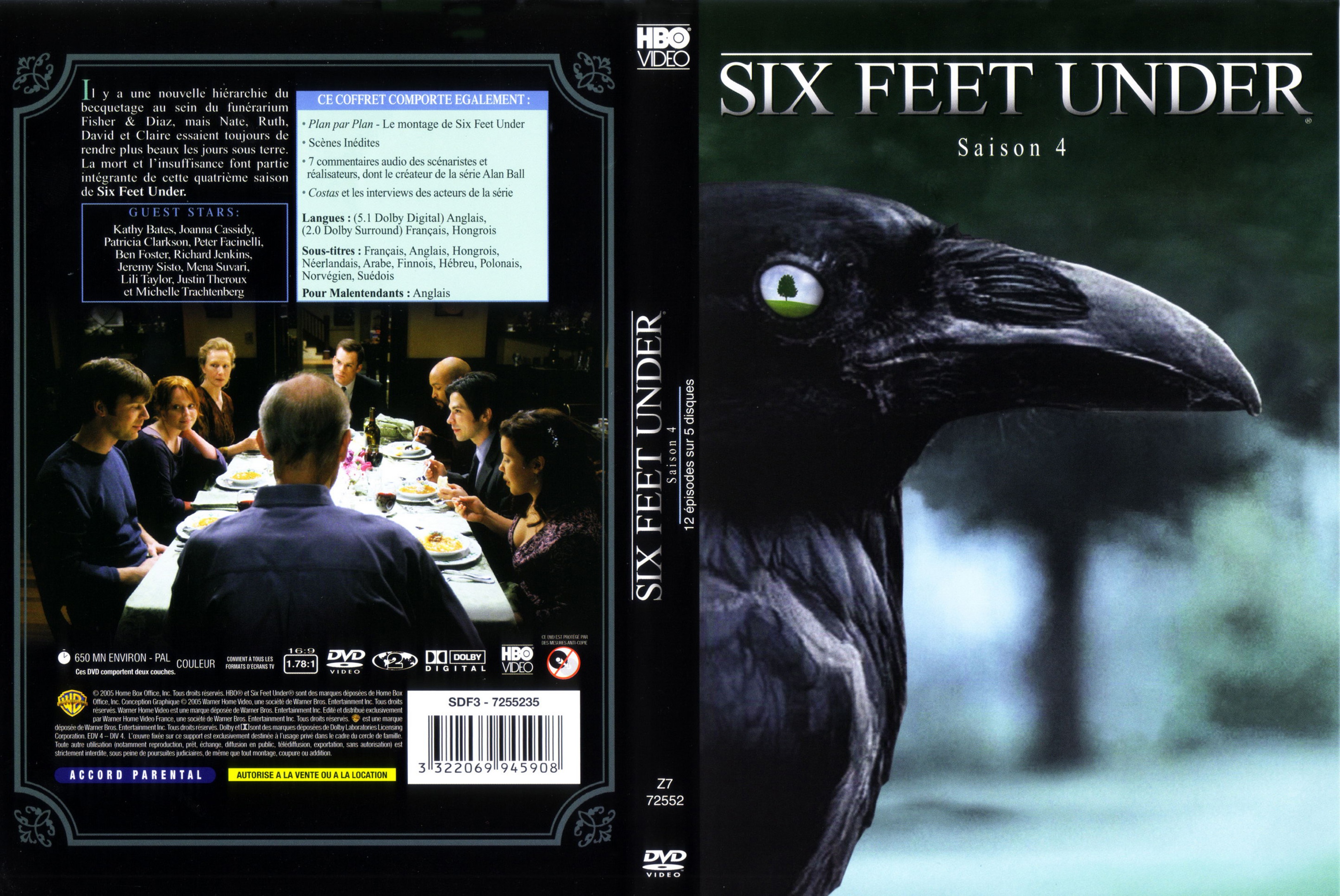 Jaquette DVD Six feet under Saison 4