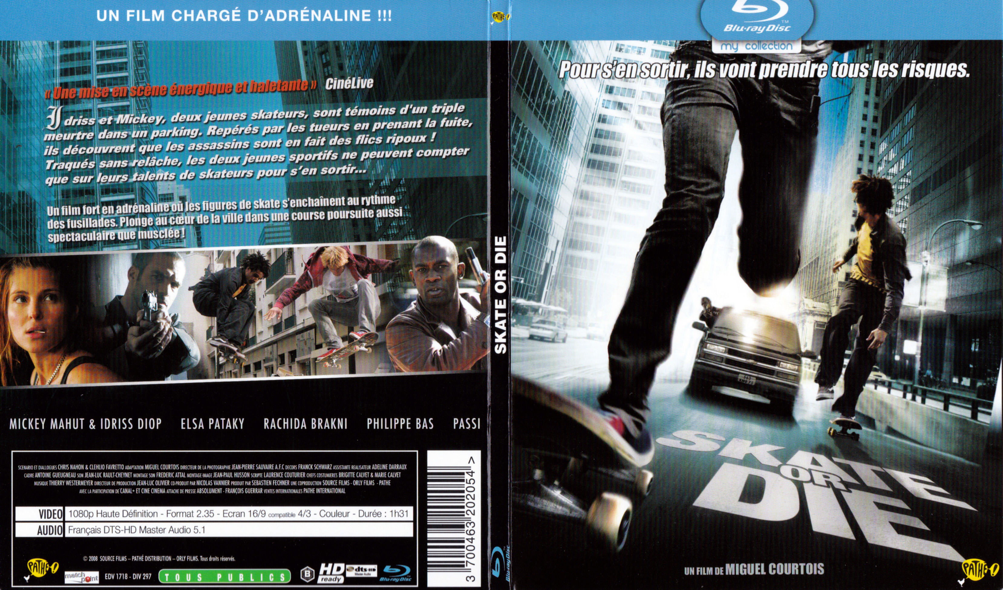 Jaquette DVD Skate or Die (BLU-RAY)