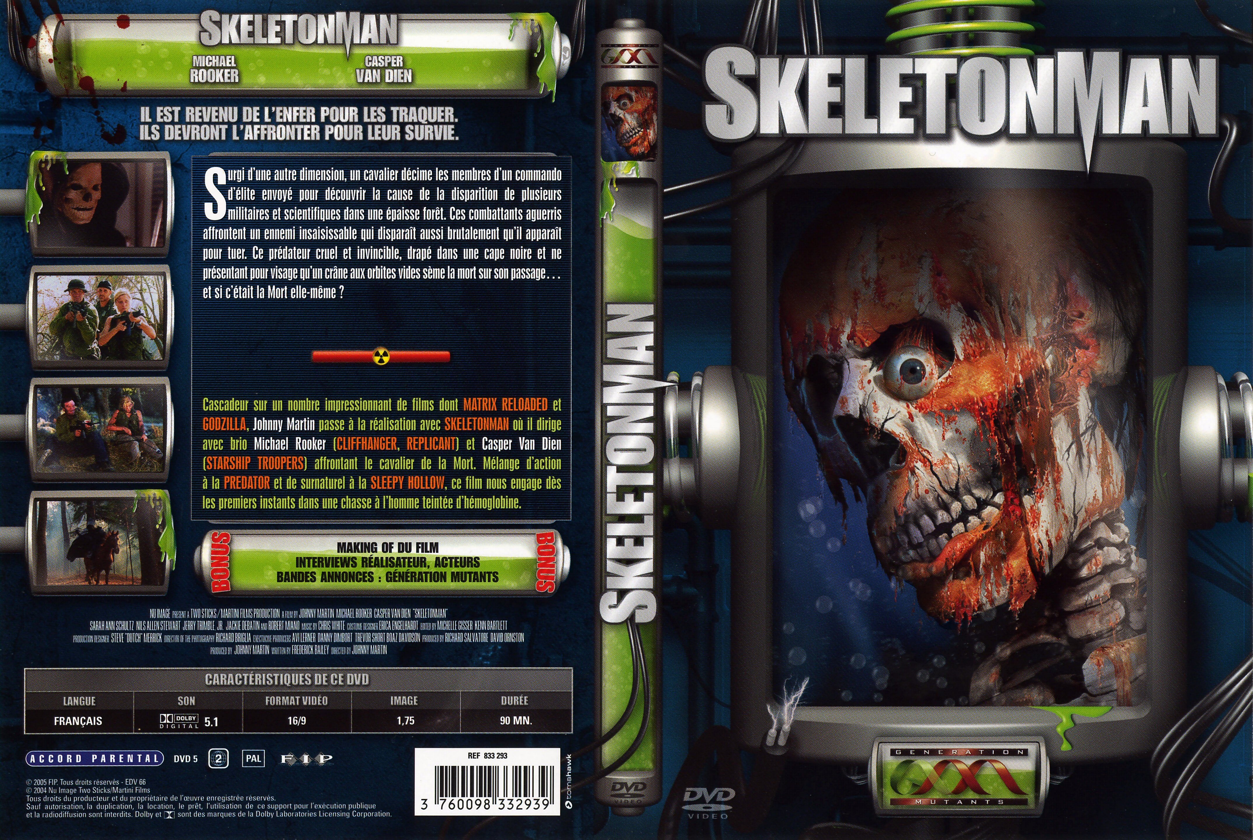 Jaquette DVD Skeletonman
