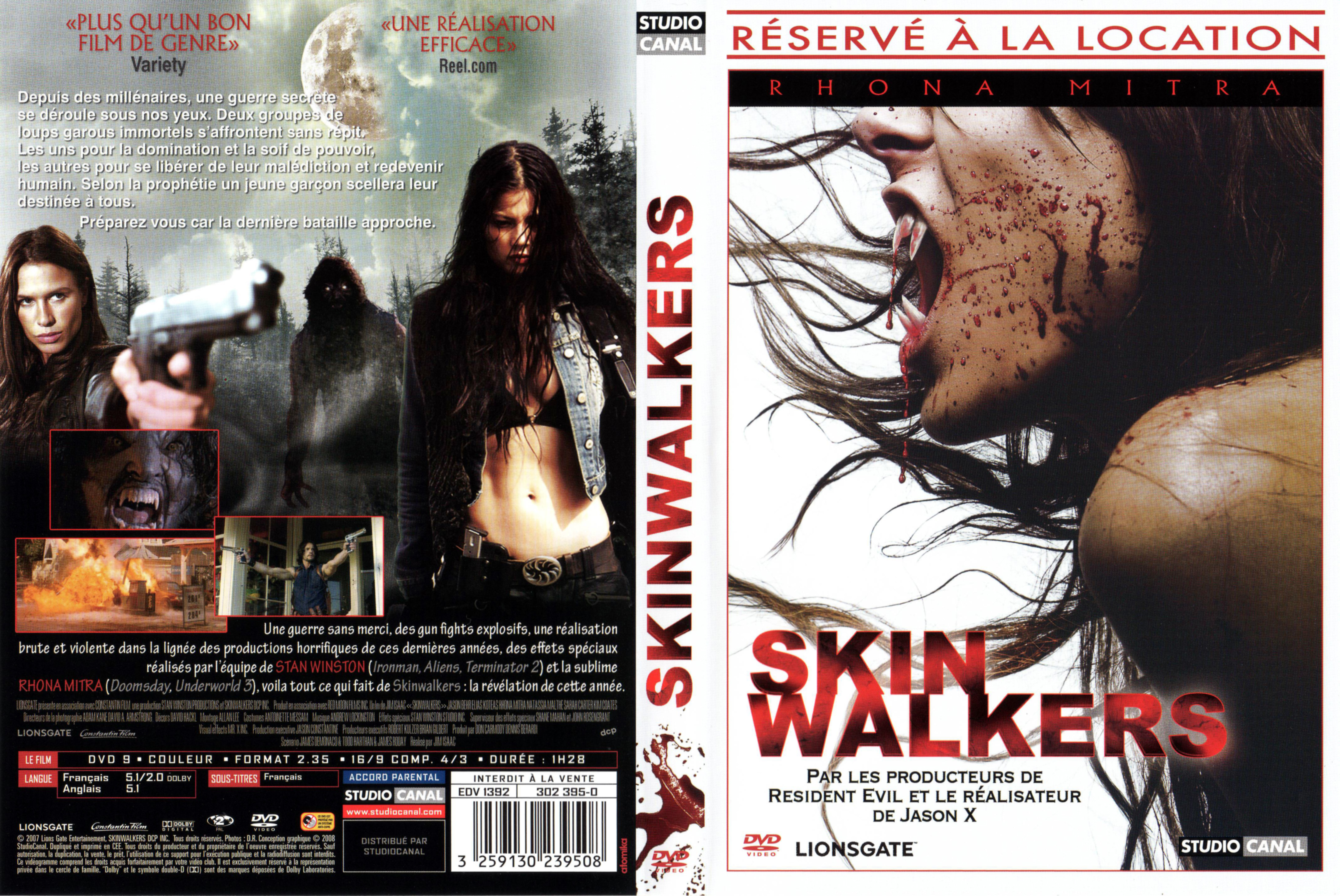 Jaquette DVD Skin walkers