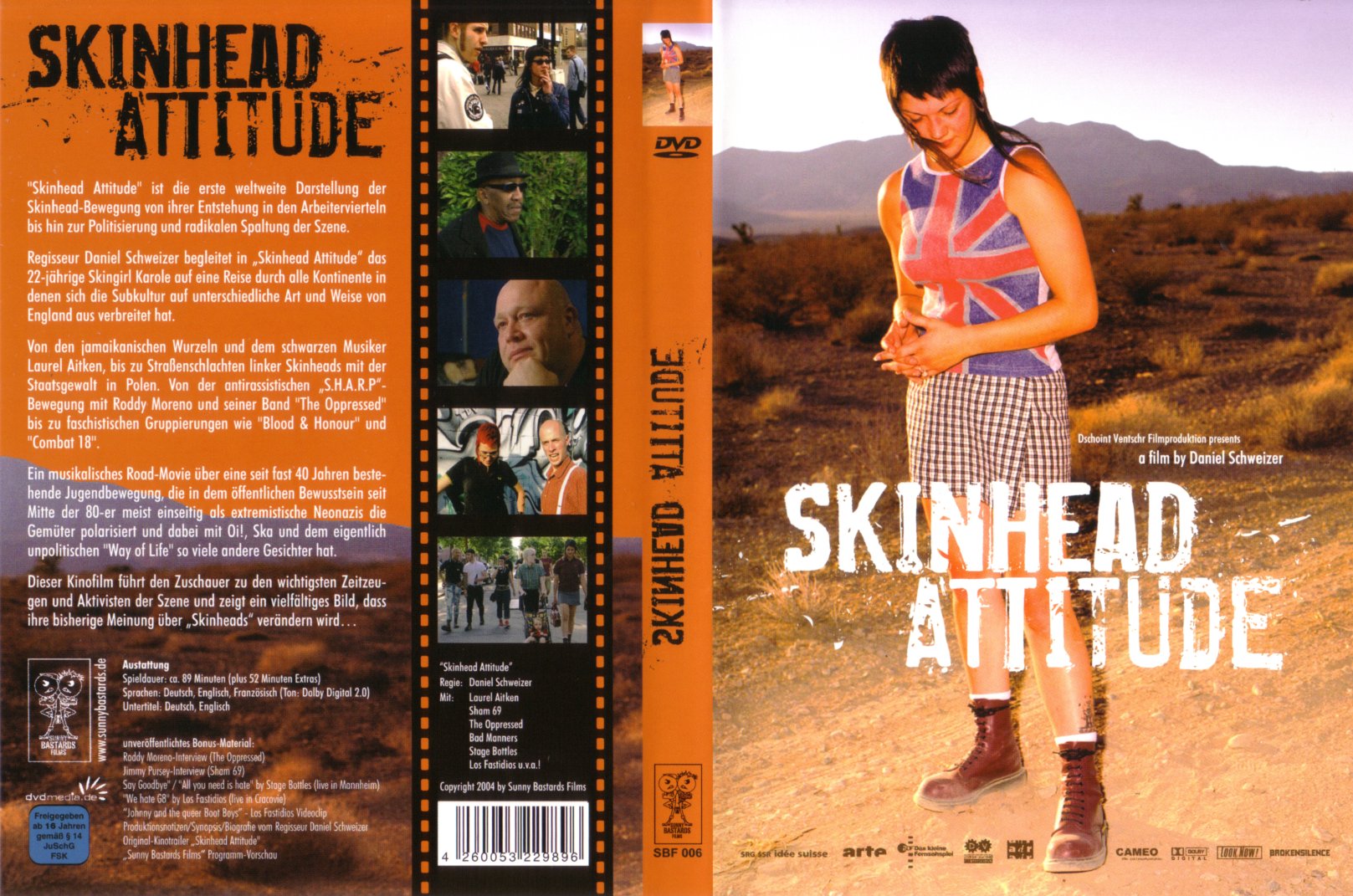 Jaquette DVD Skinhead attitude