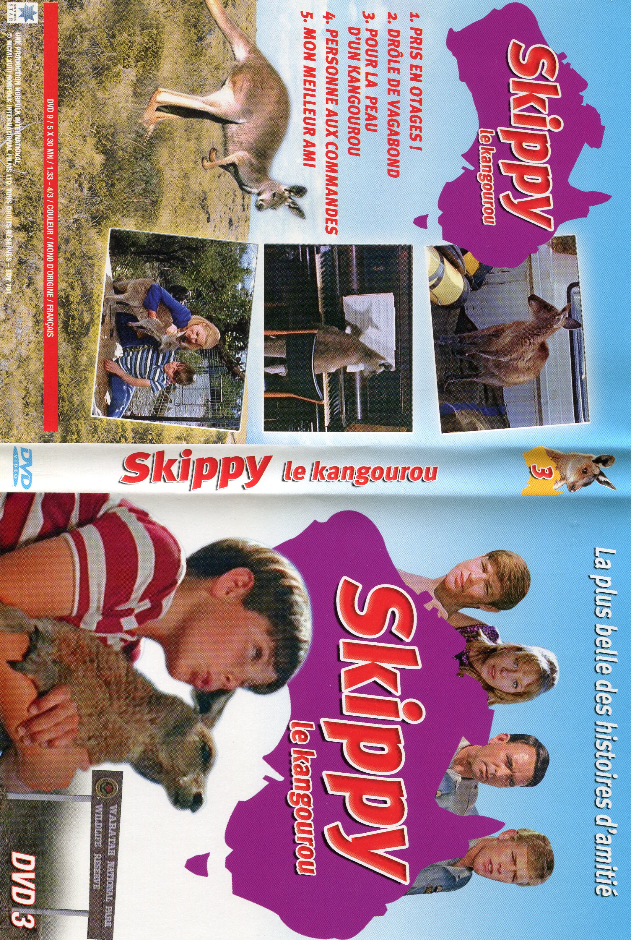 Jaquette DVD Skippy le kangourou DVD 3 