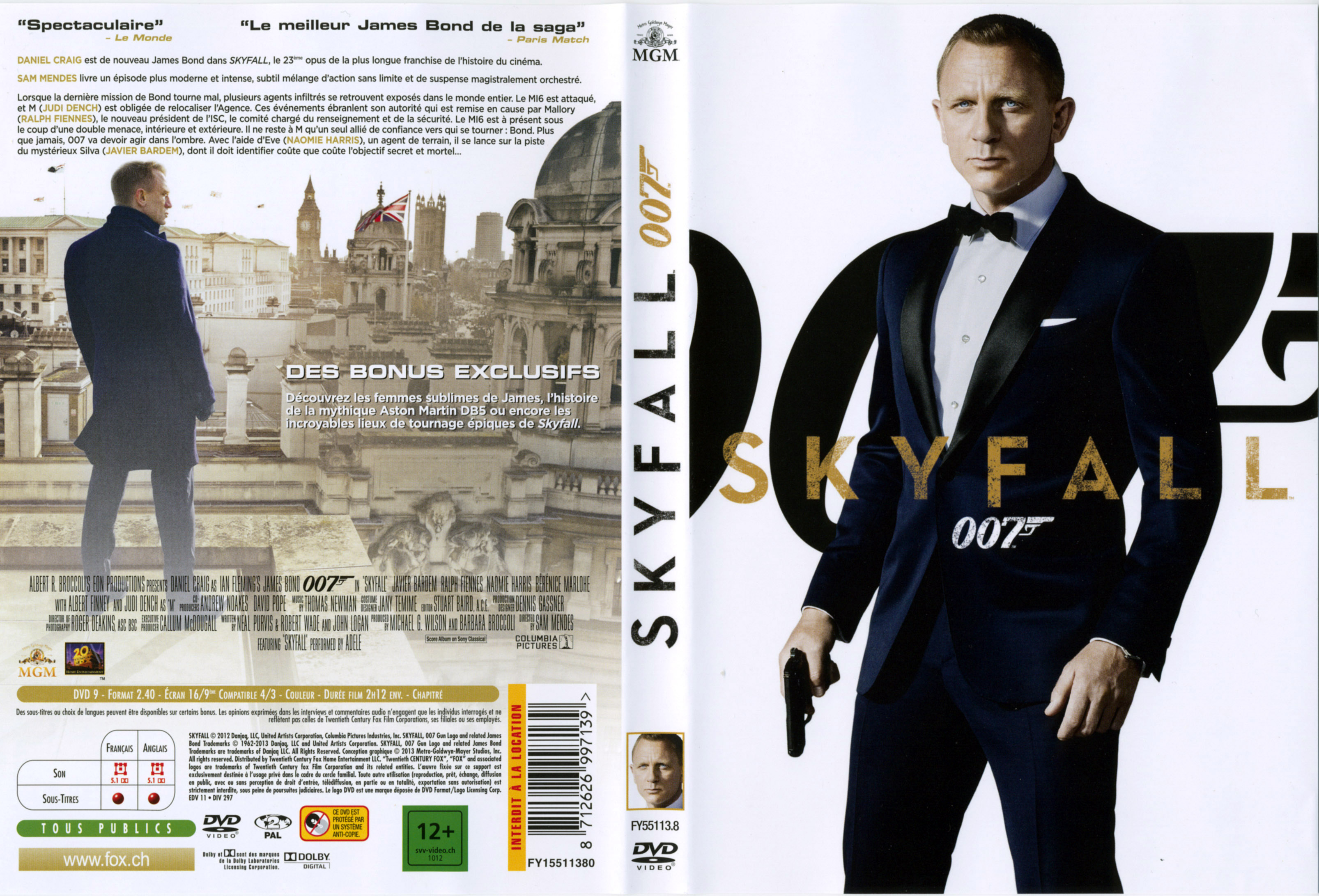 Jaquette DVD Skyfall