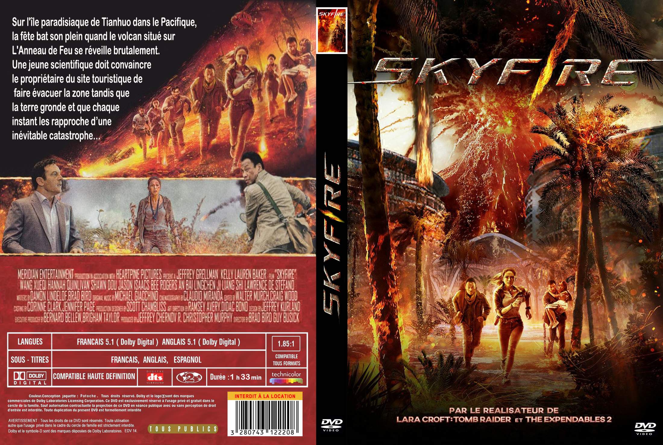 Jaquette DVD Skyfire custom