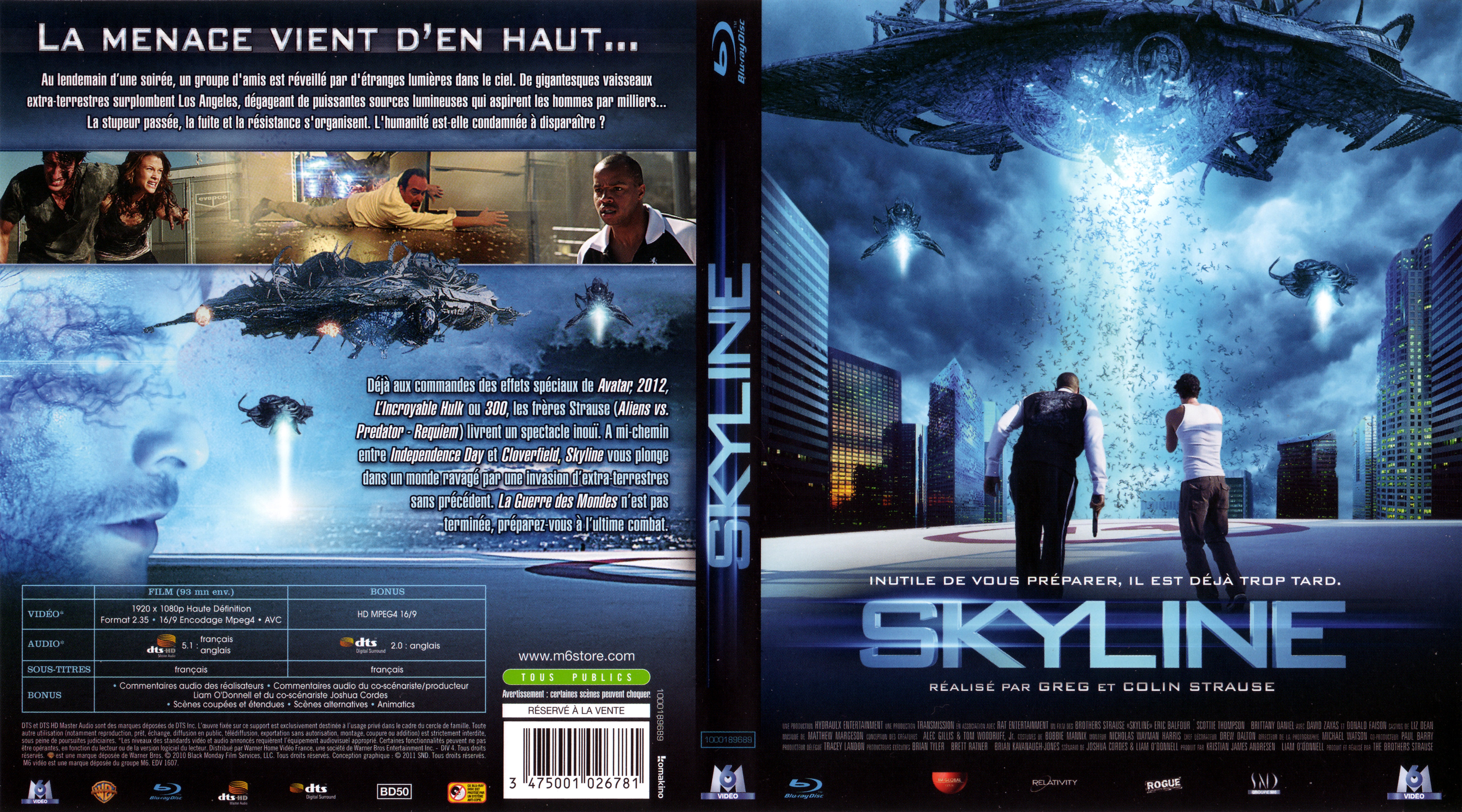 Jaquette DVD Skyline (BLU-RAY)