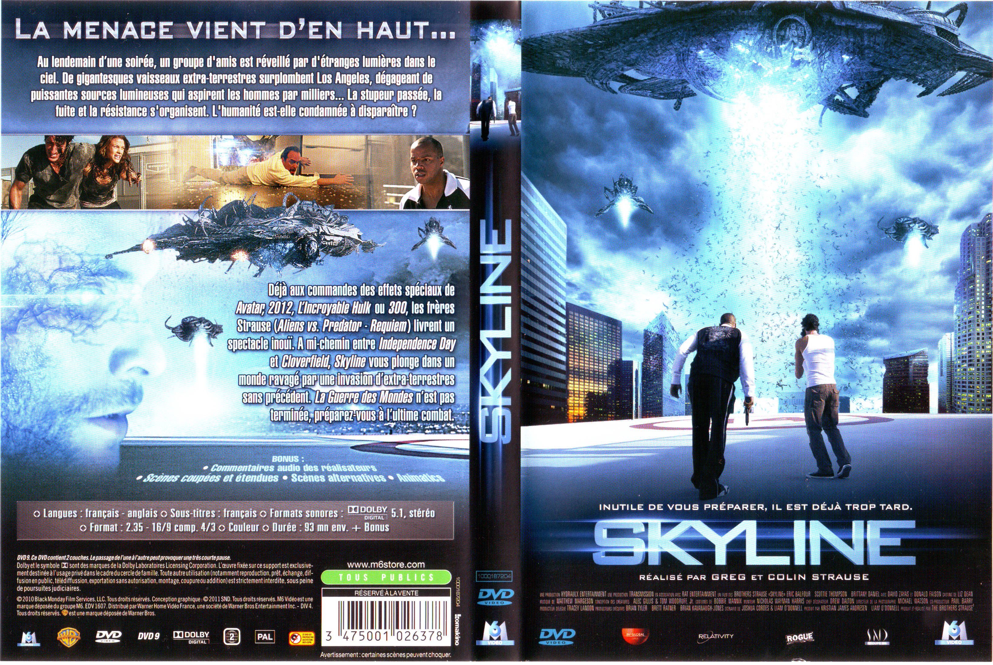 Jaquette DVD Skyline v2