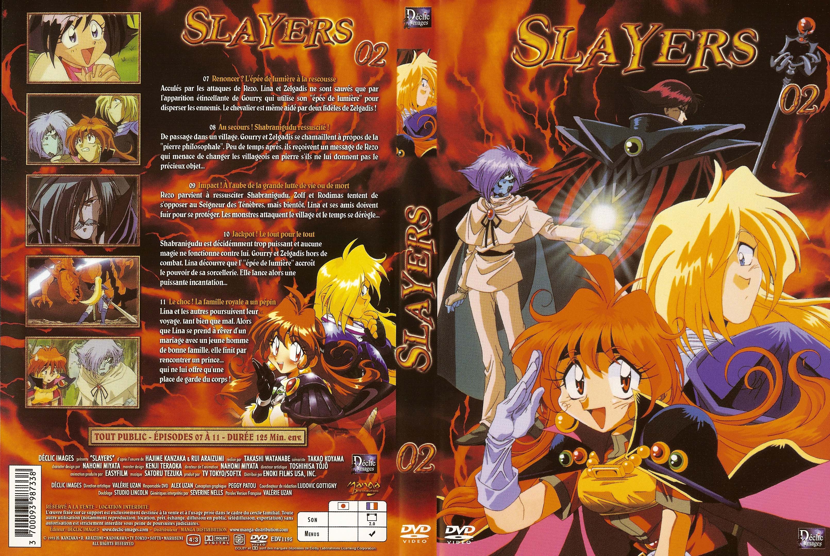 Jaquette DVD Slayers DVD 2