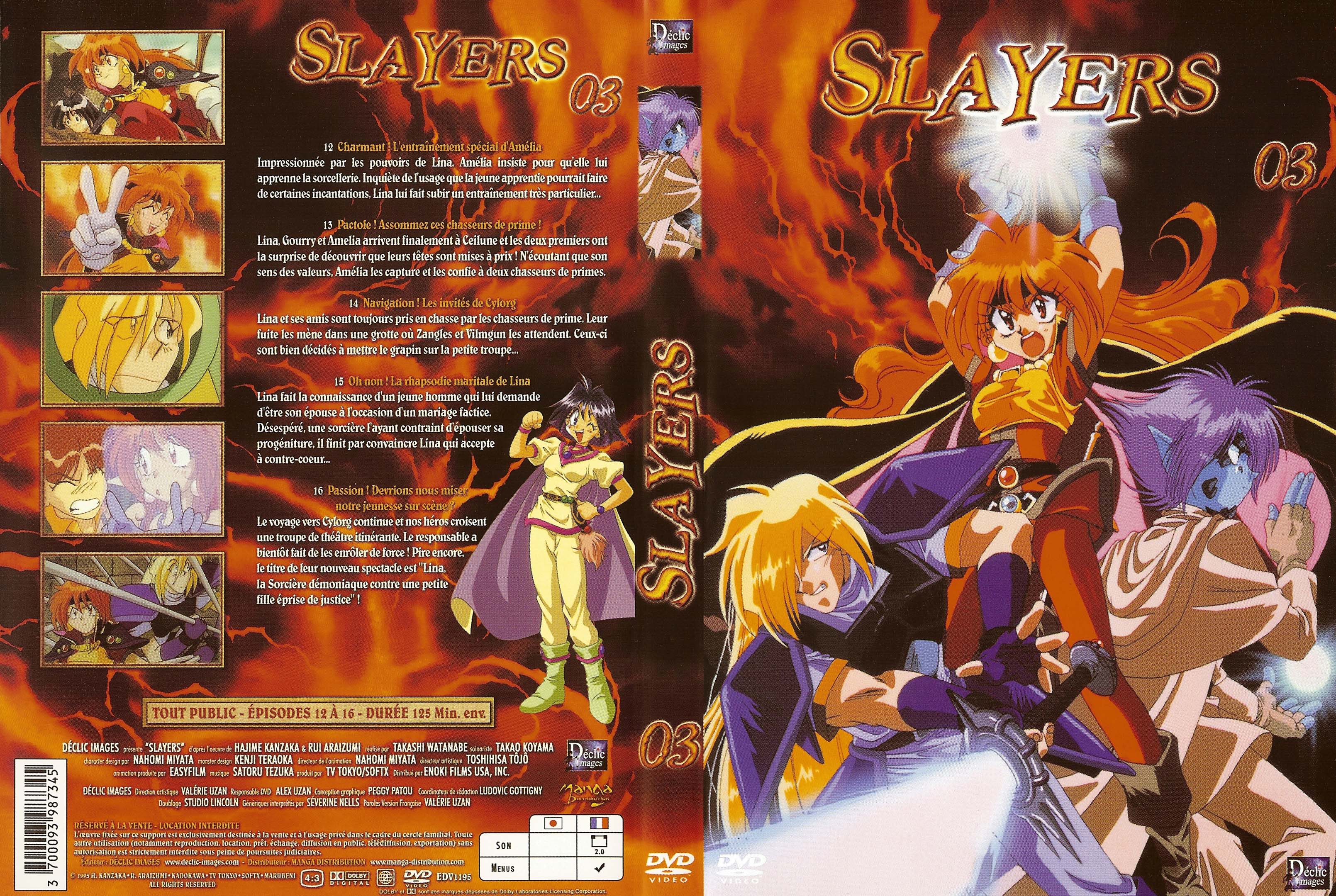 Jaquette DVD Slayers DVD 3