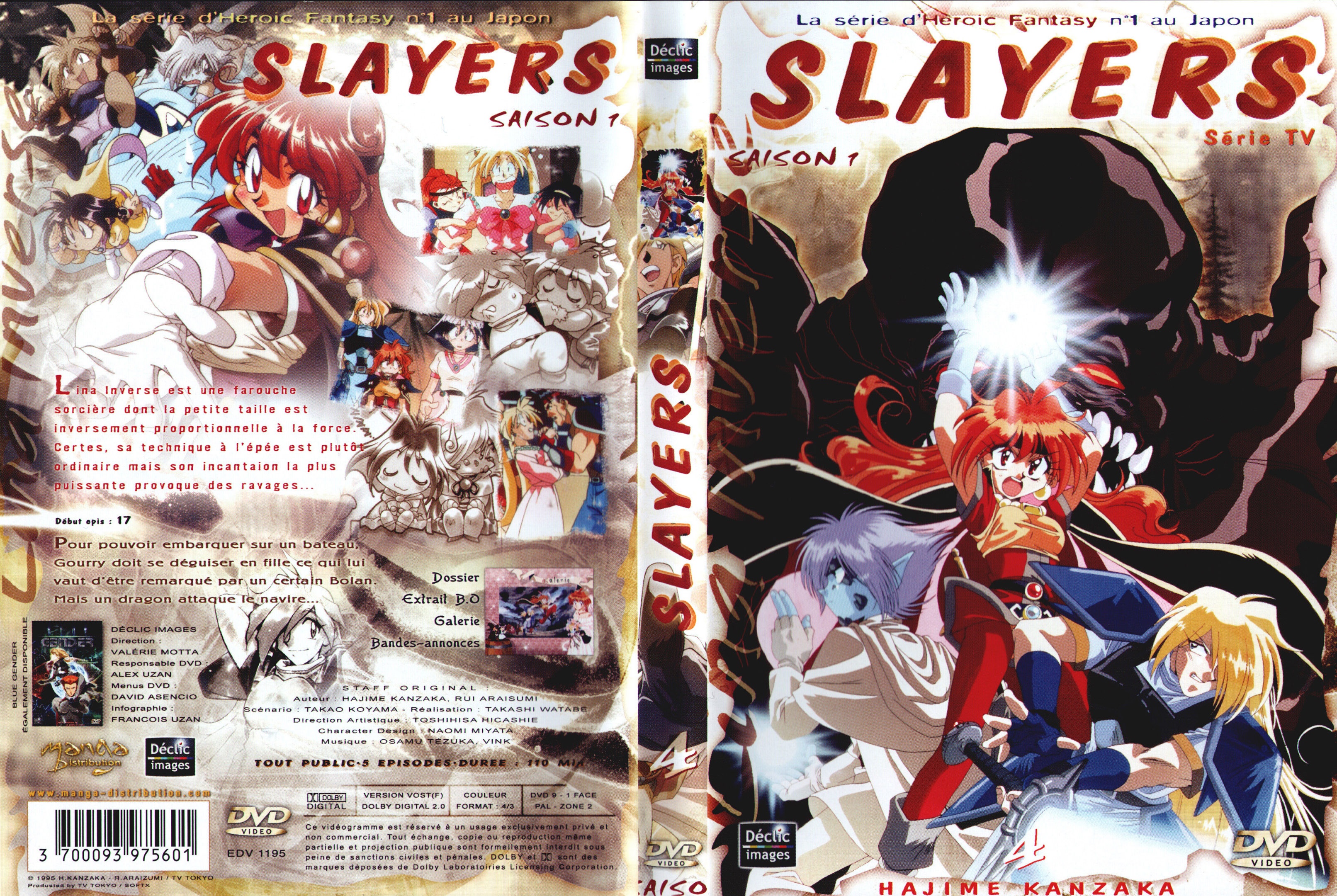 Jaquette DVD Slayers saison 1 DVD 4