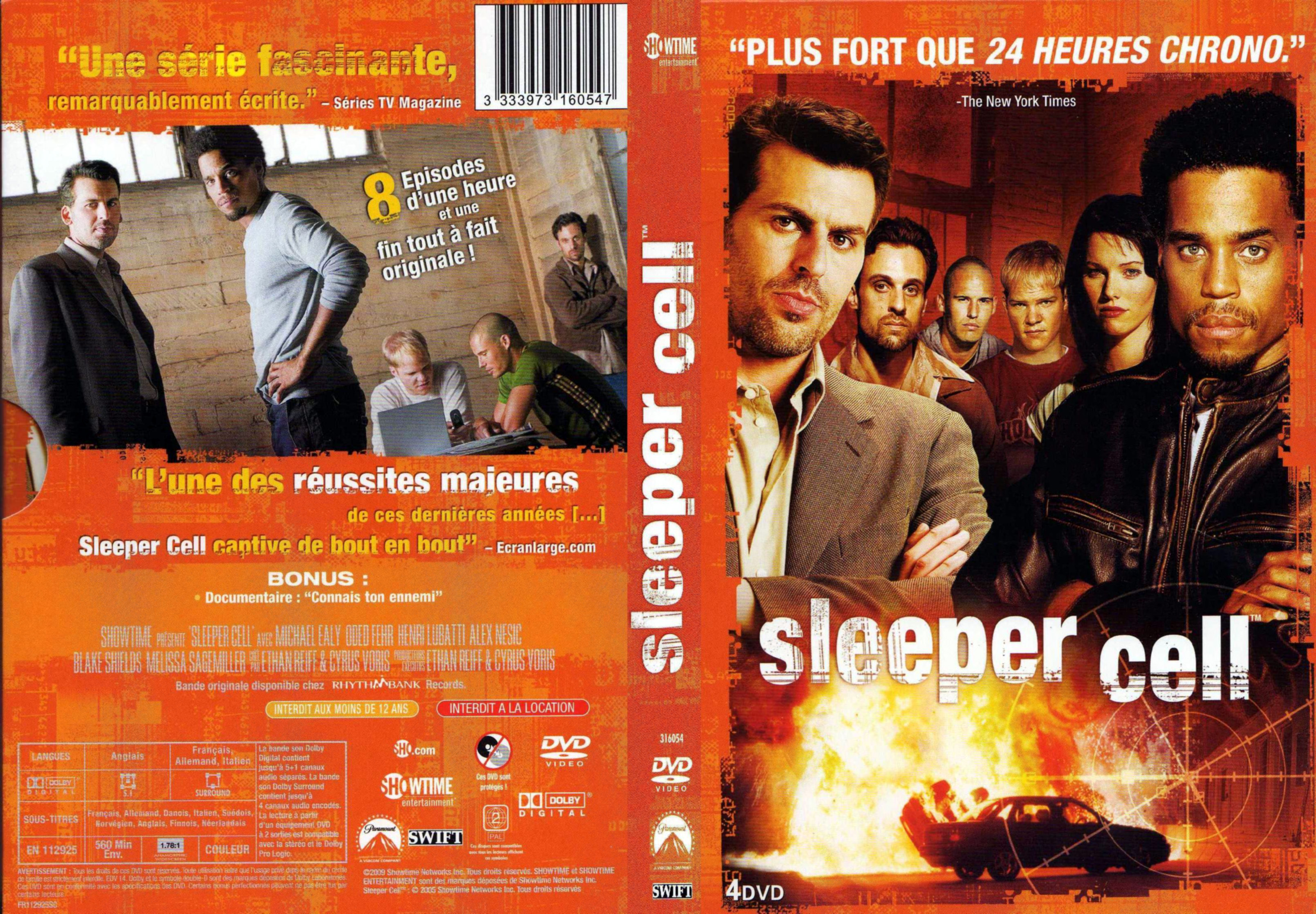 Jaquette DVD Sleeper cell Saison 1 COFFRET