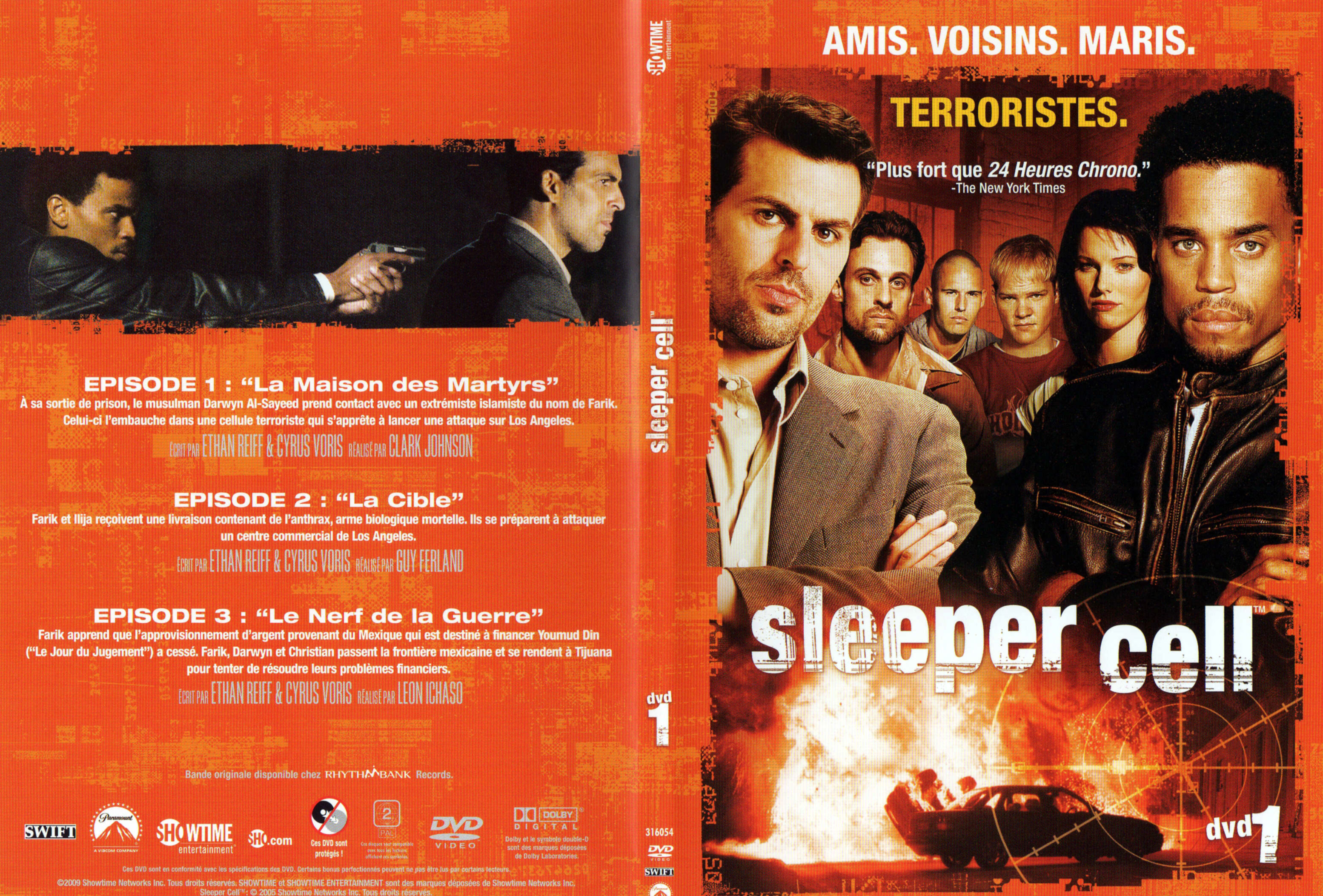 Jaquette DVD Sleeper cell Saison 1 DVD 1