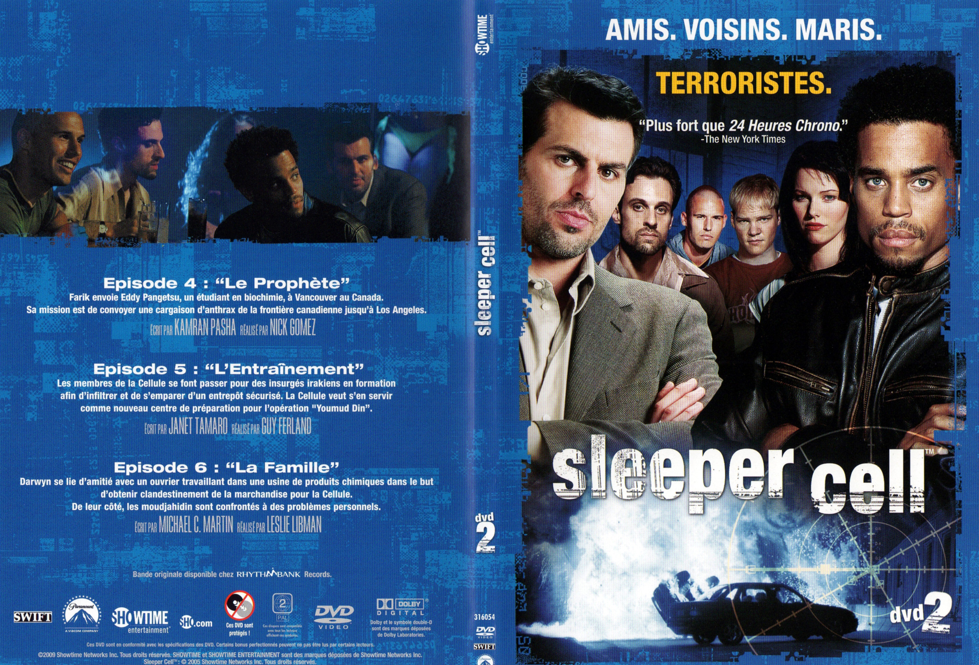 Jaquette DVD Sleeper cell Saison 1 DVD 2