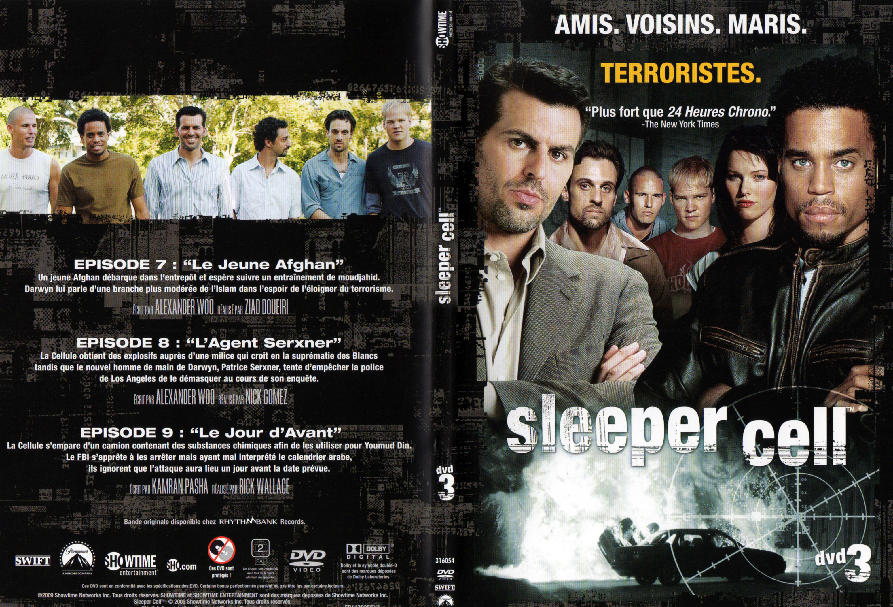 Jaquette DVD Sleeper cell Saison 1 DVD 3