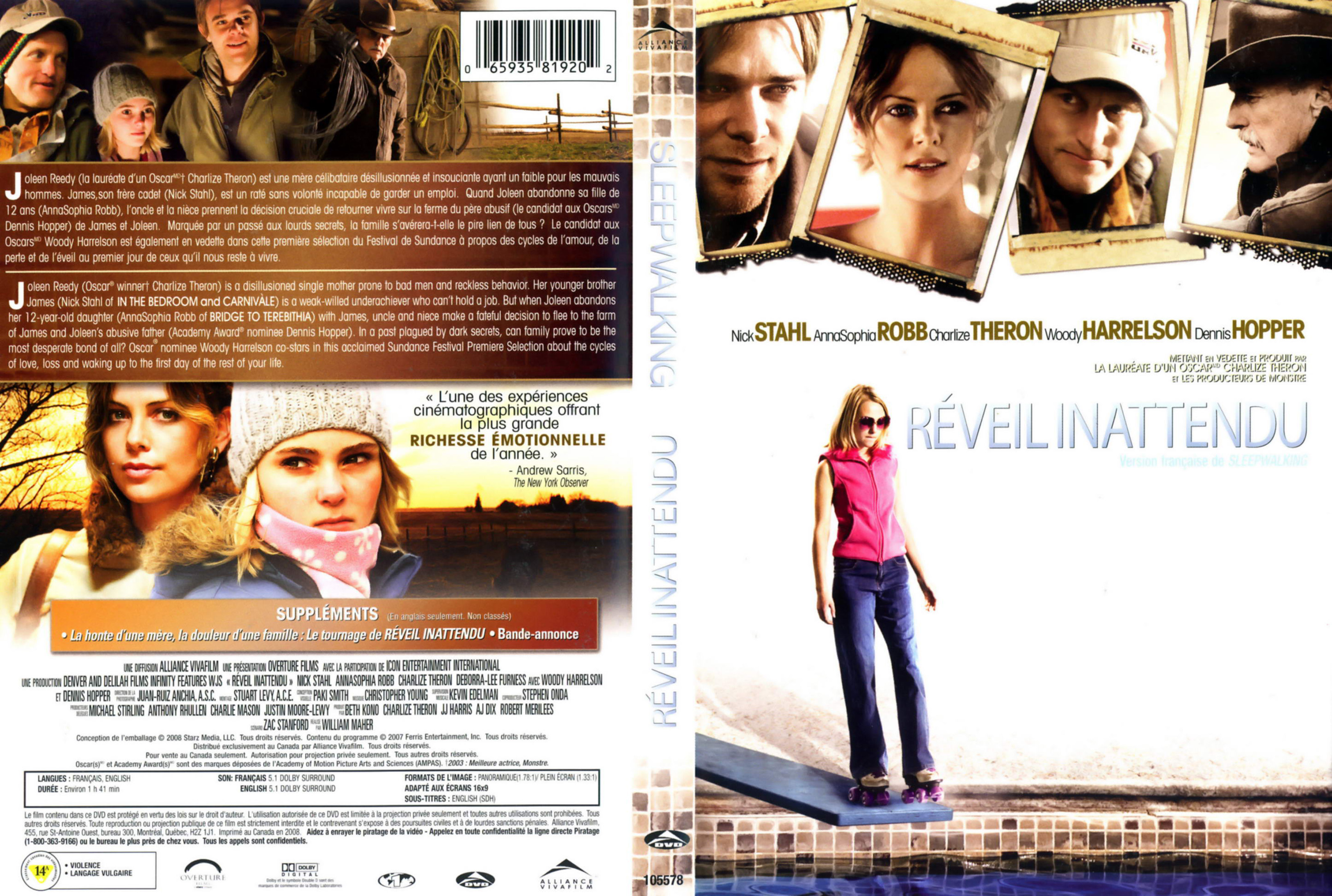 Jaquette DVD Sleepwalking - Rveil inattendu