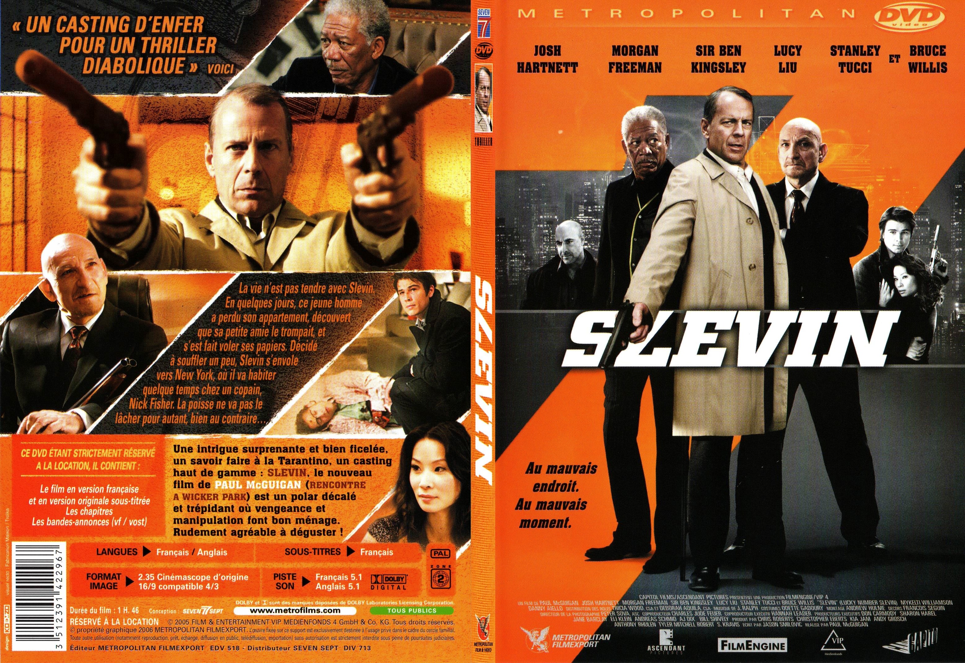 Jaquette DVD Slevin - SLIM