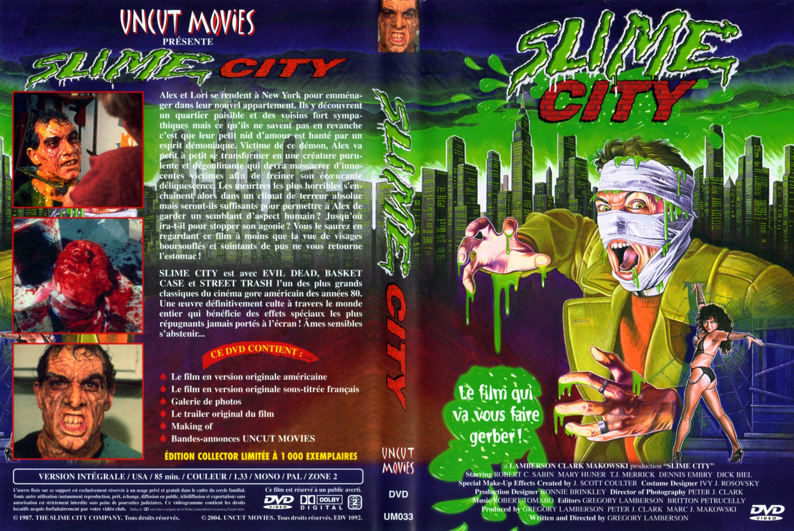 Jaquette DVD Slime City