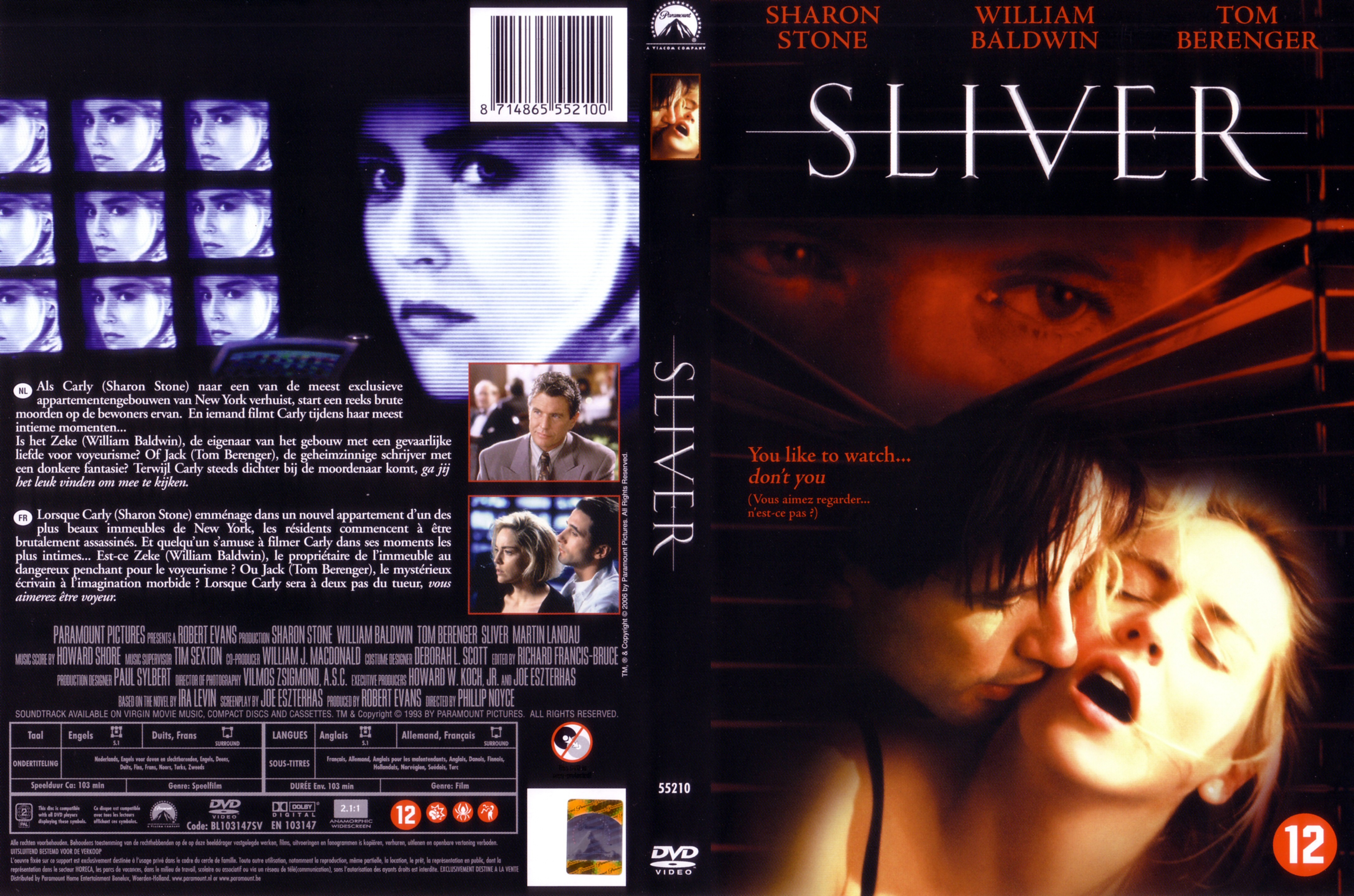 Jaquette DVD Sliver