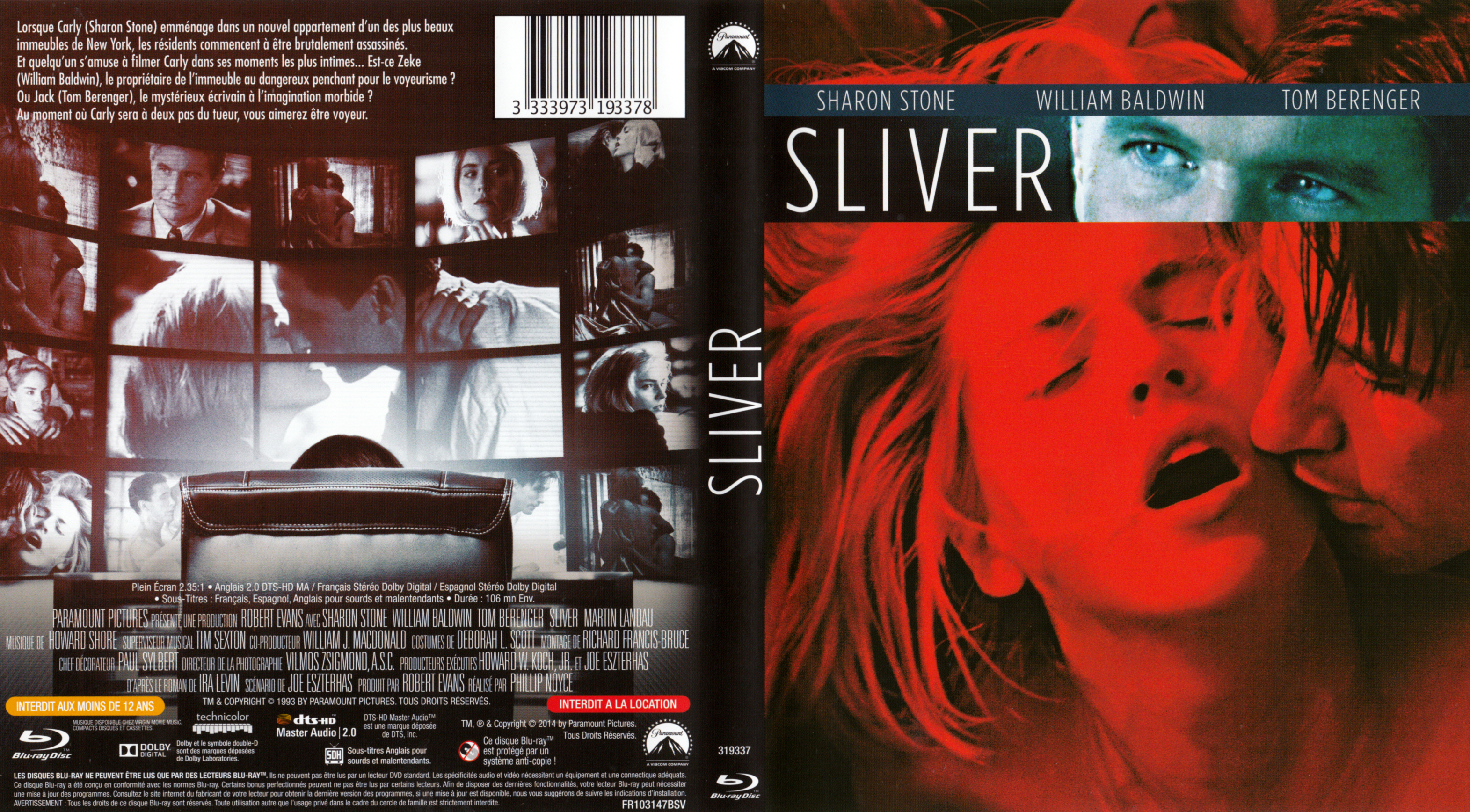 Jaquette DVD Sliver (BLU-RAY)