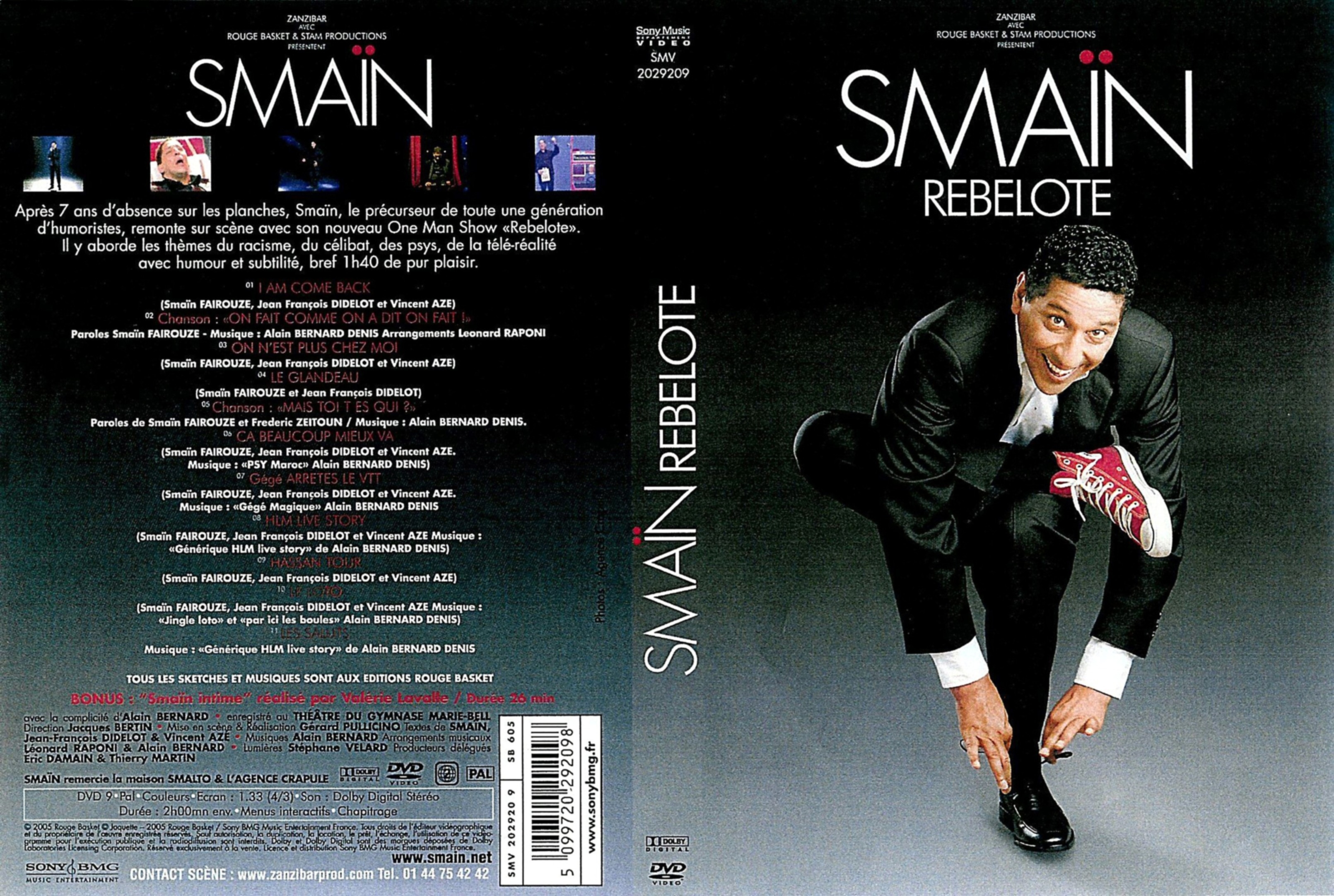 Jaquette DVD Smain - Rebelote