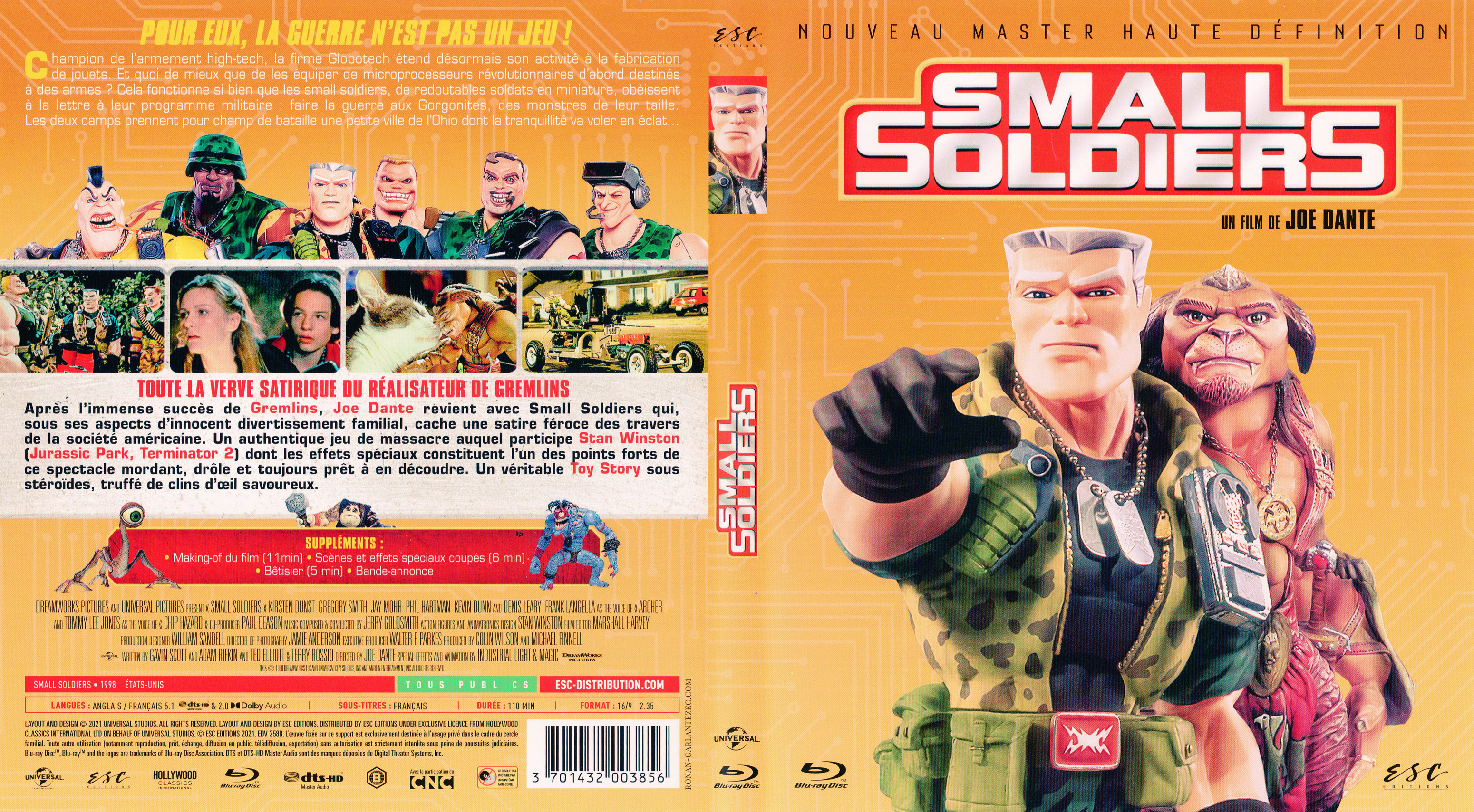 Jaquette DVD Small soldiers (BLU-RAY)