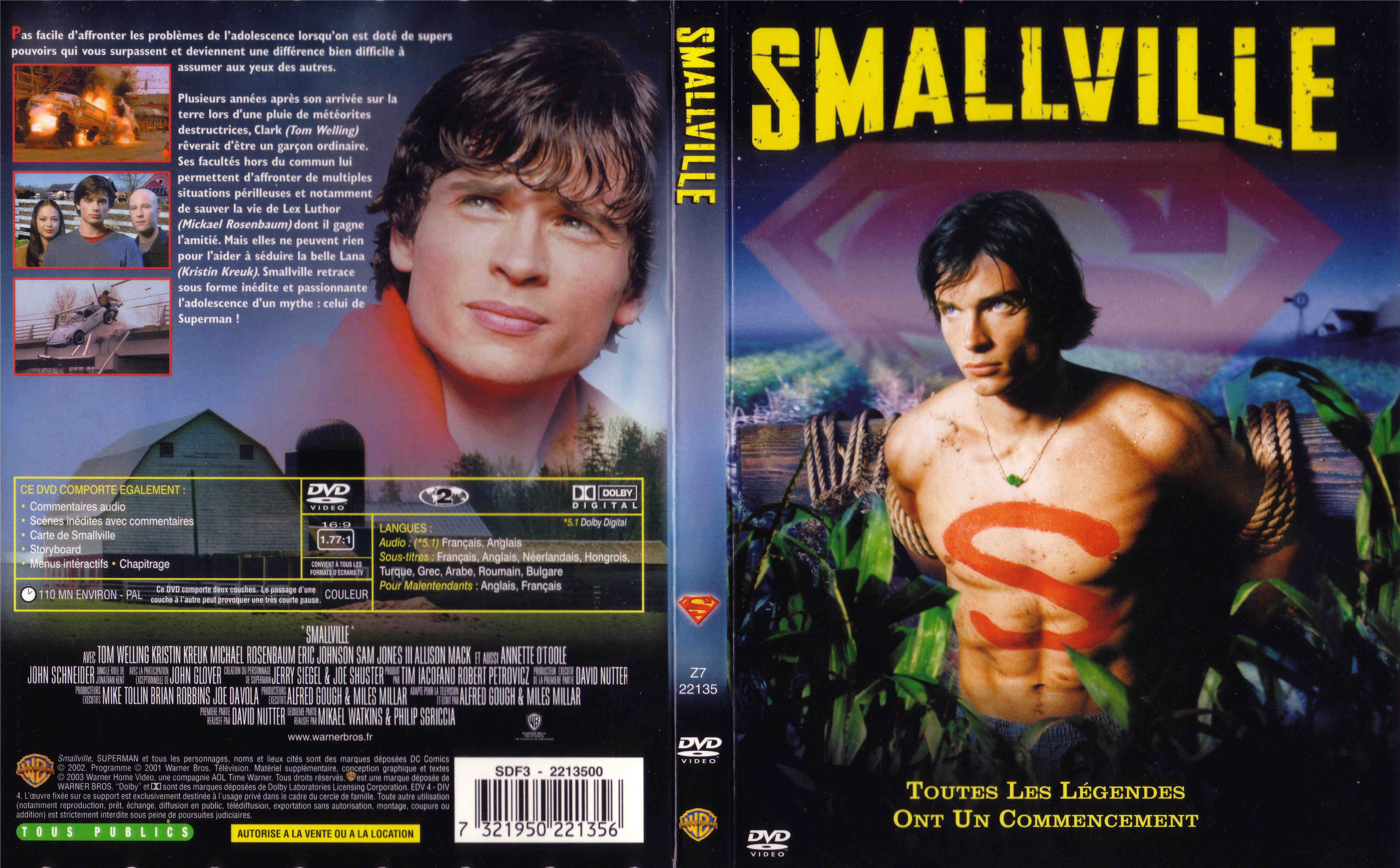 Jaquette DVD Smallville