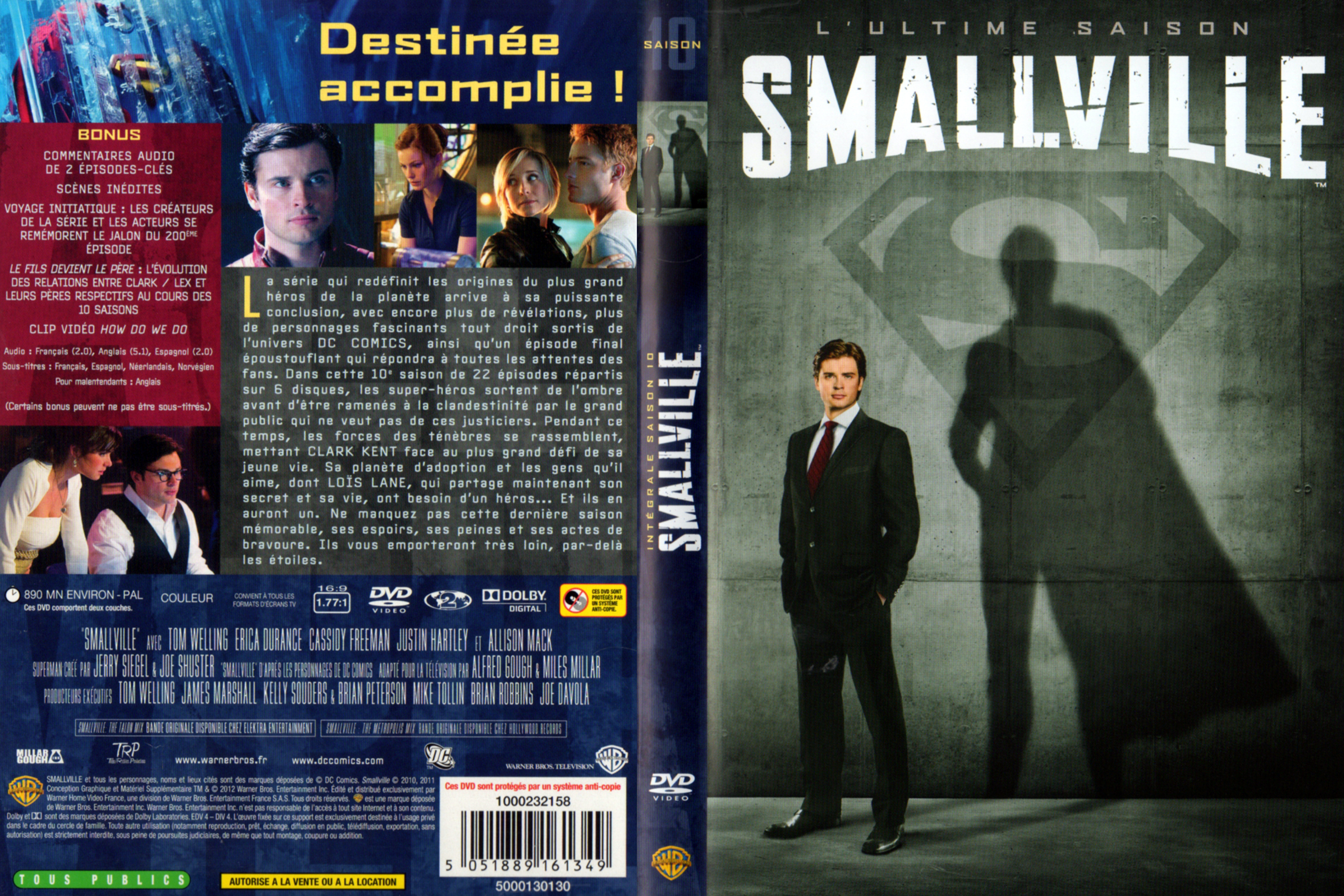 Jaquette DVD Smallville saison 10 COFFRET