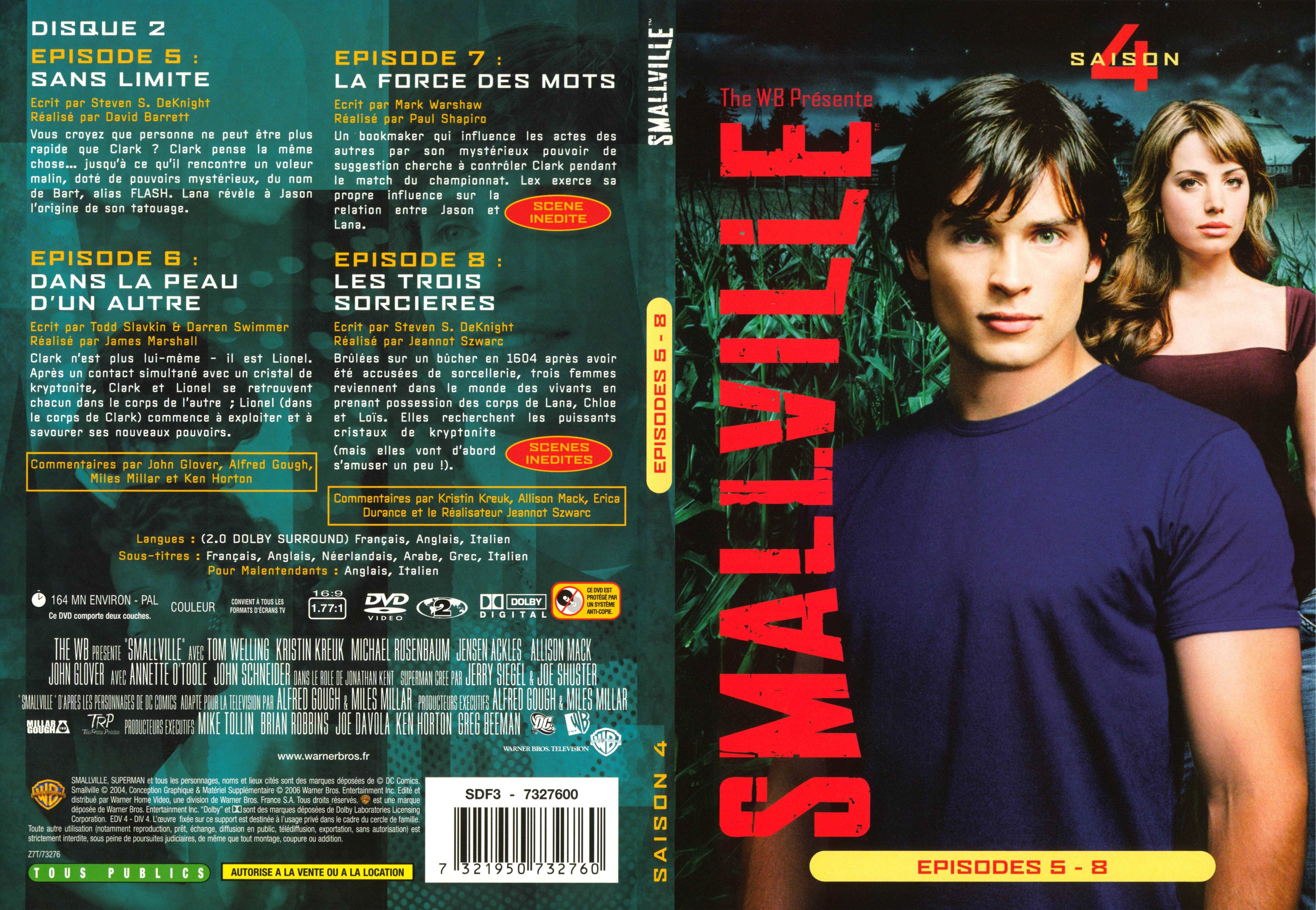 Jaquette DVD Smallville saison 4 DVD 2