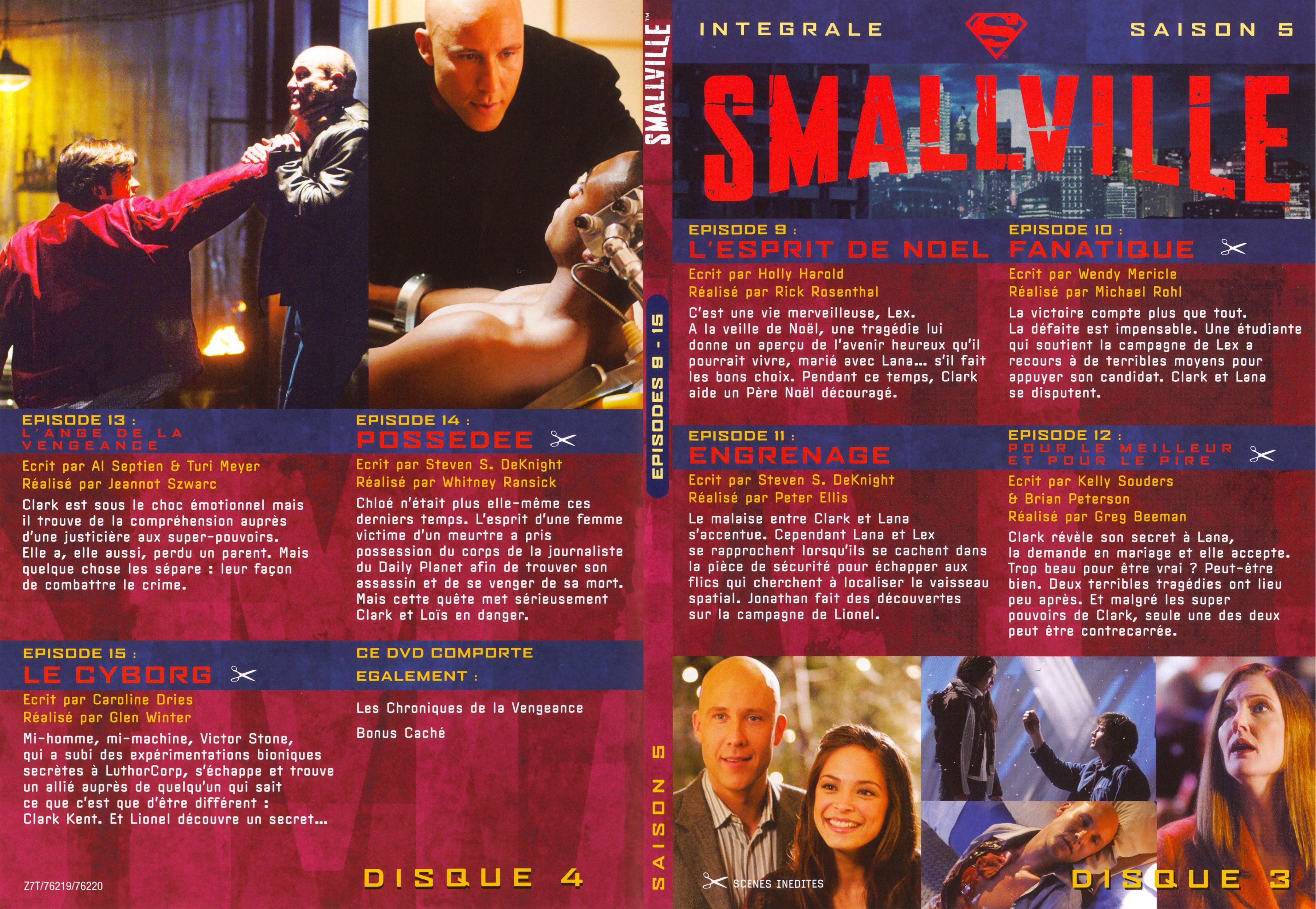 Jaquette DVD Smallville saison 5 DVD 2