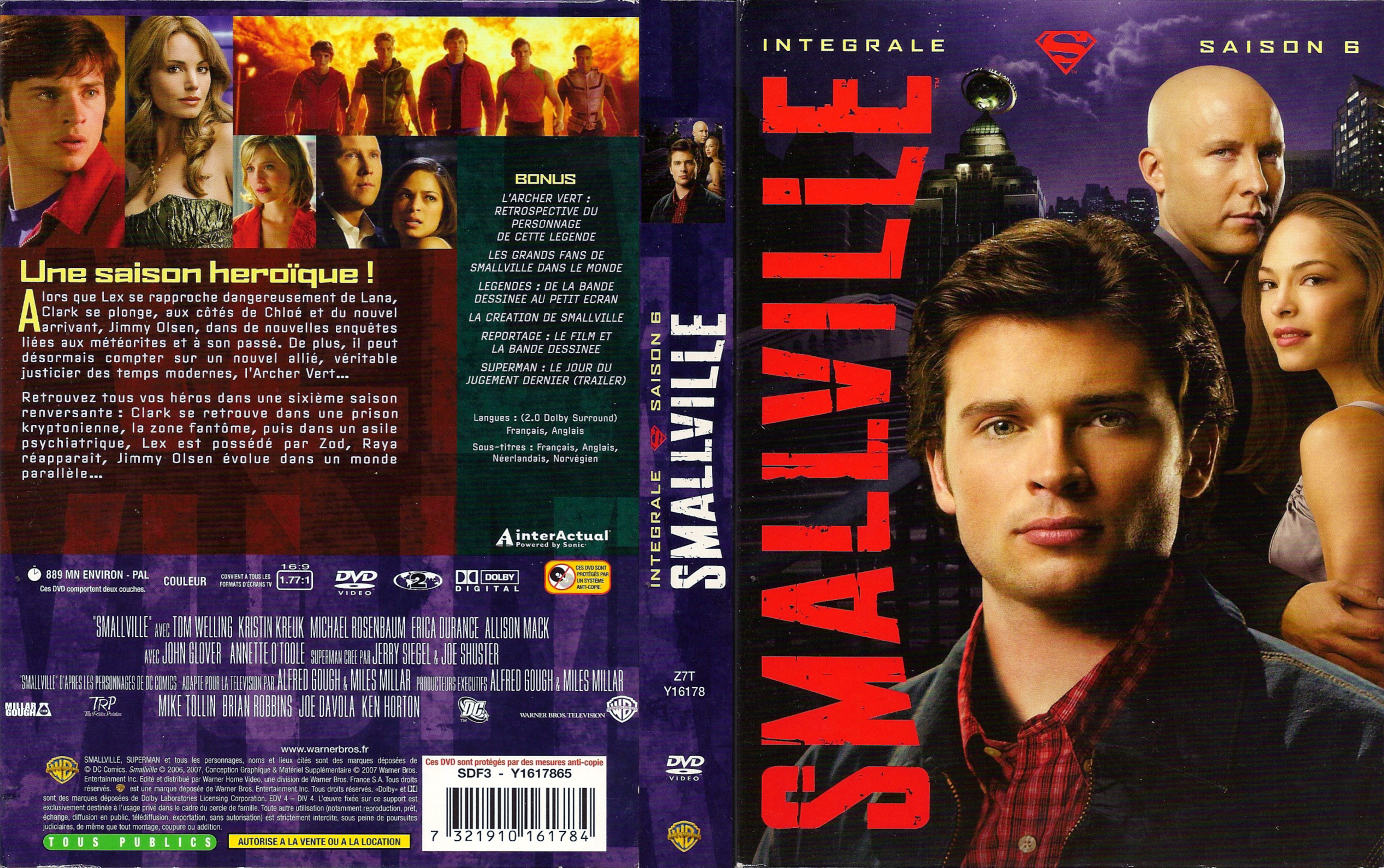 Jaquette DVD Smallville saison 6 COFFRET