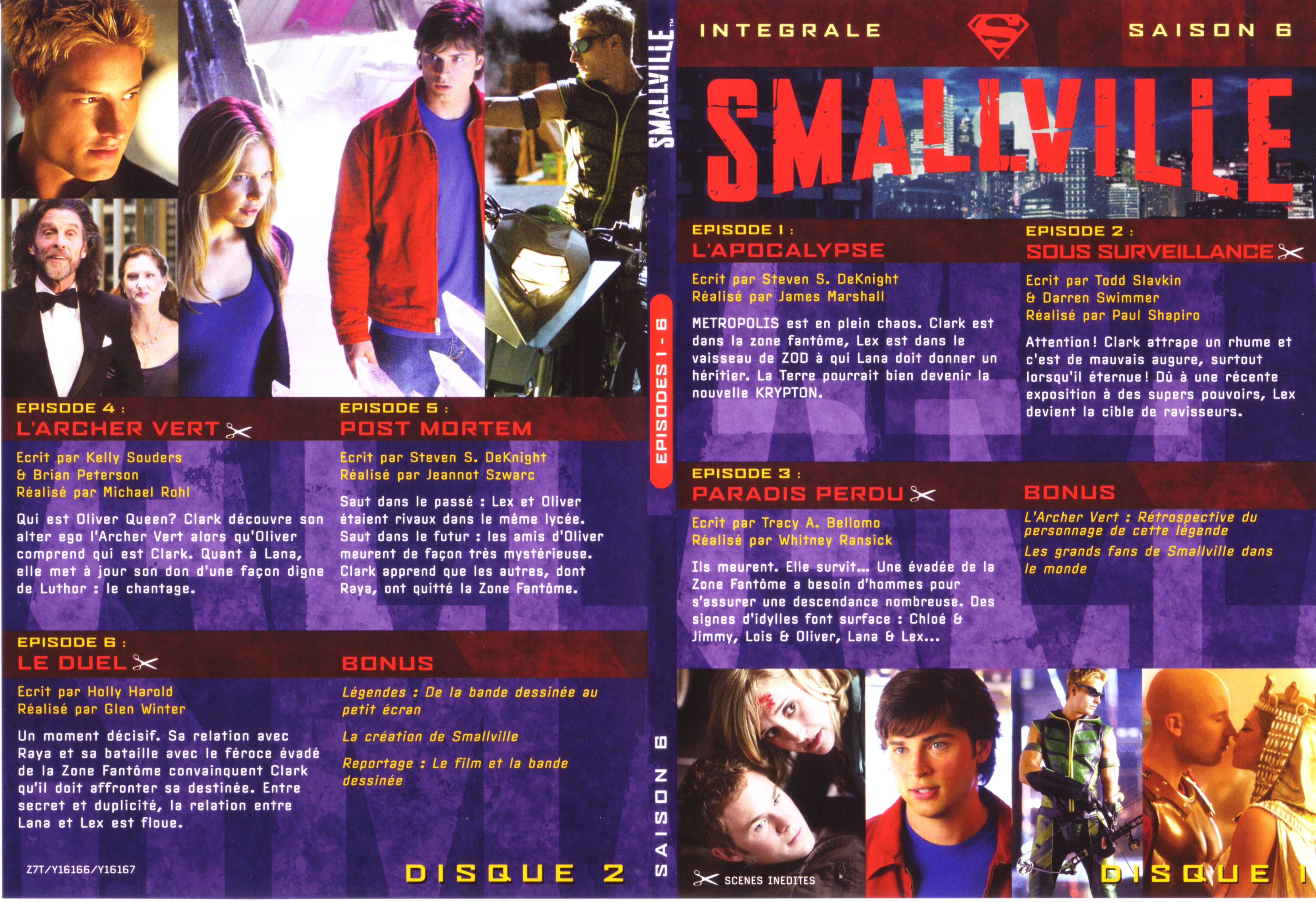 Jaquette DVD Smallville saison 6 DVD 1