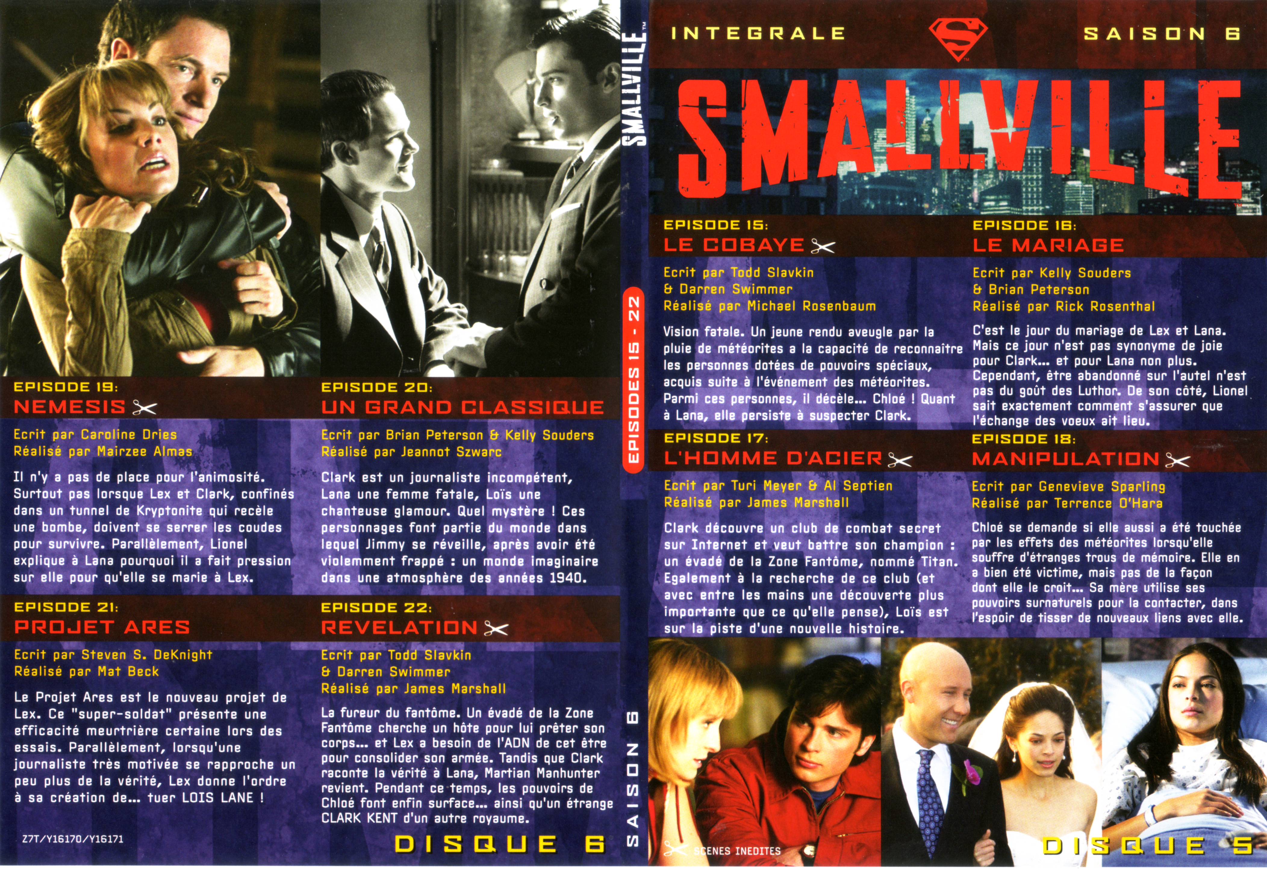 Jaquette DVD Smallville saison 6 DVD 3
