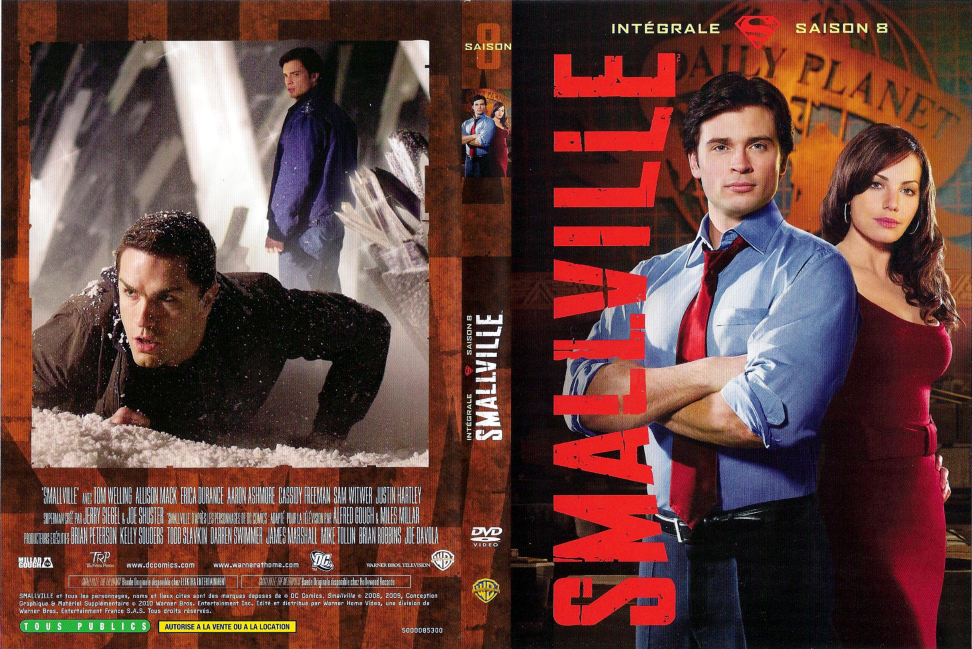 Jaquette DVD Smallville saison 8 COFFRET v2