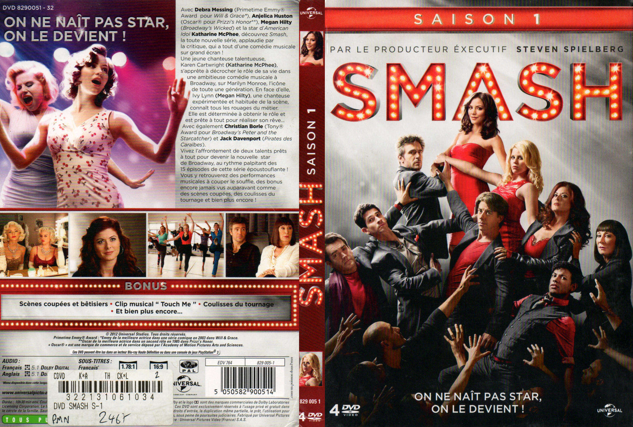 Jaquette DVD Smash Saison 1