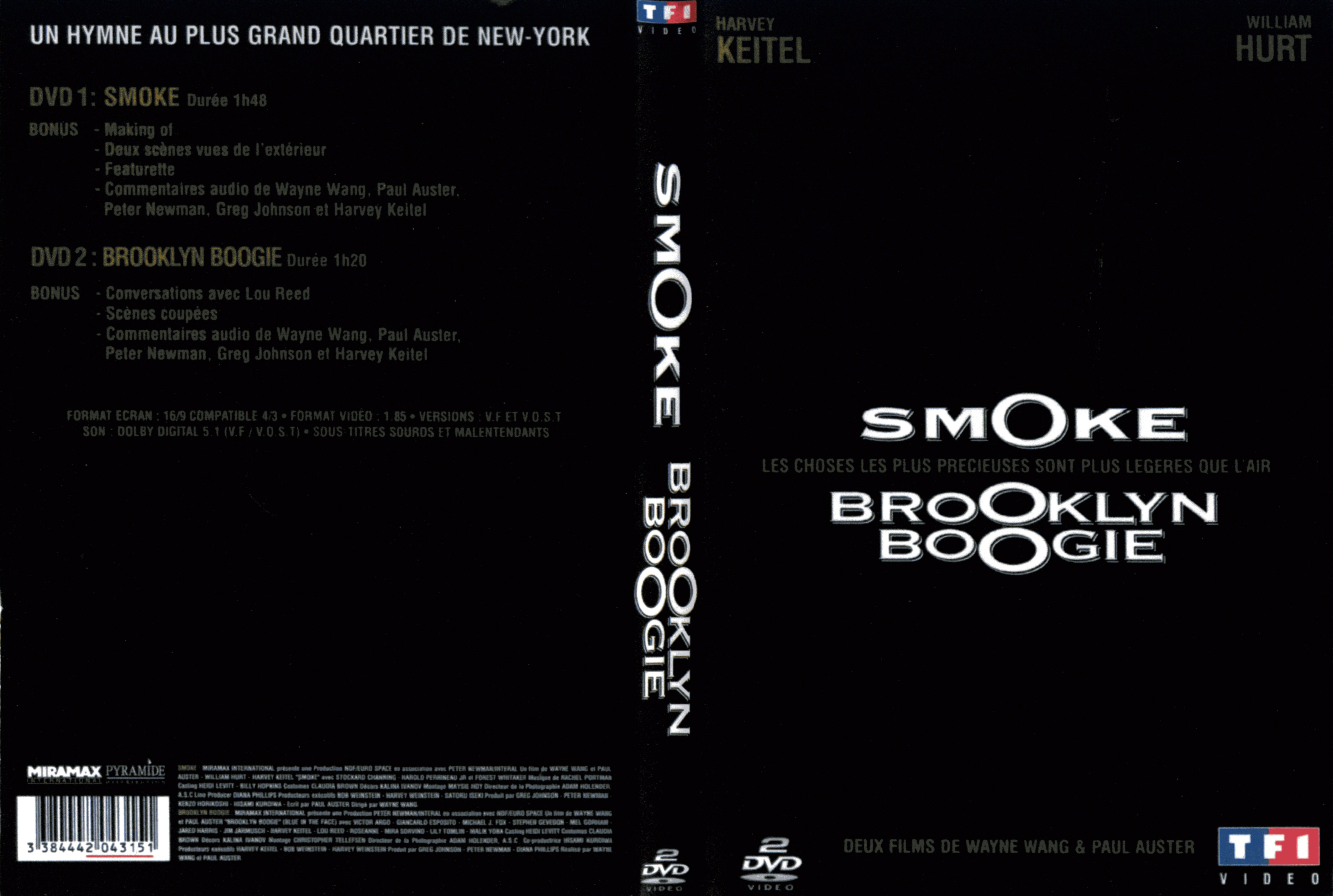 Jaquette DVD Smoke ET Brooklyn boogie