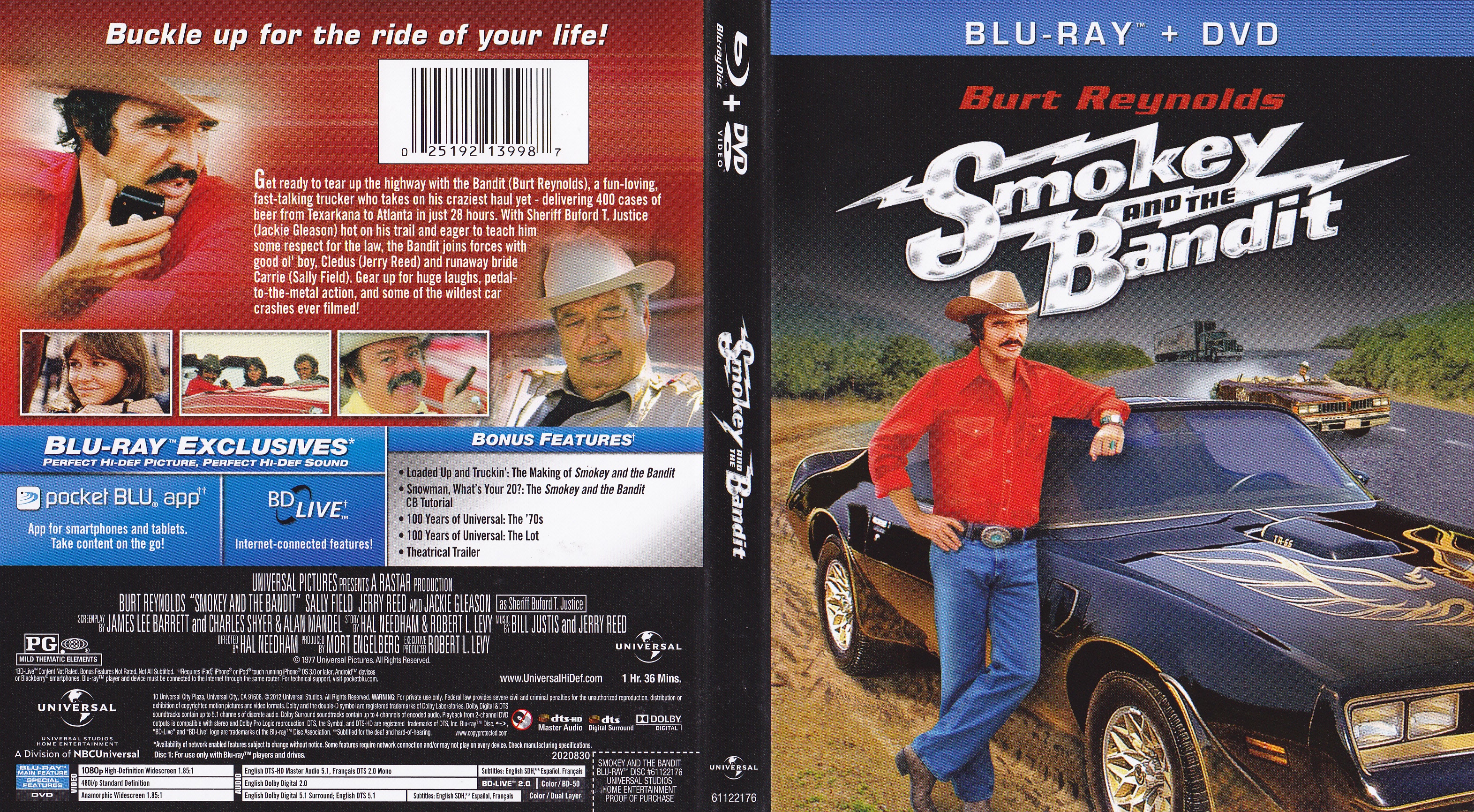 Jaquette DVD Smokey and the bandit (Canadienne) (BLU-RAY)